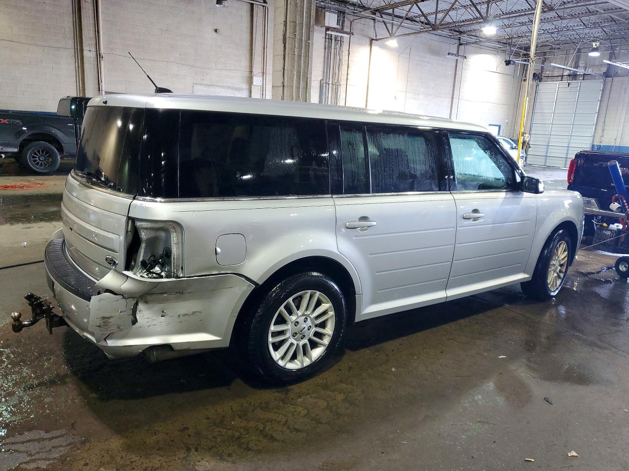 2014 Ford Flex Sel Silver vin: 2FMGK5C88EBD13497