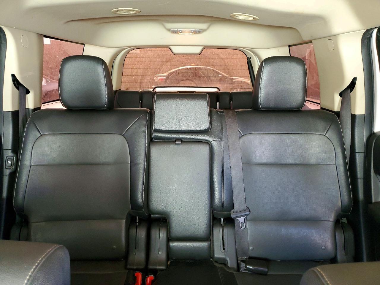 2014 Ford Flex Sel White vin: 2FMGK5C88EBD39131
