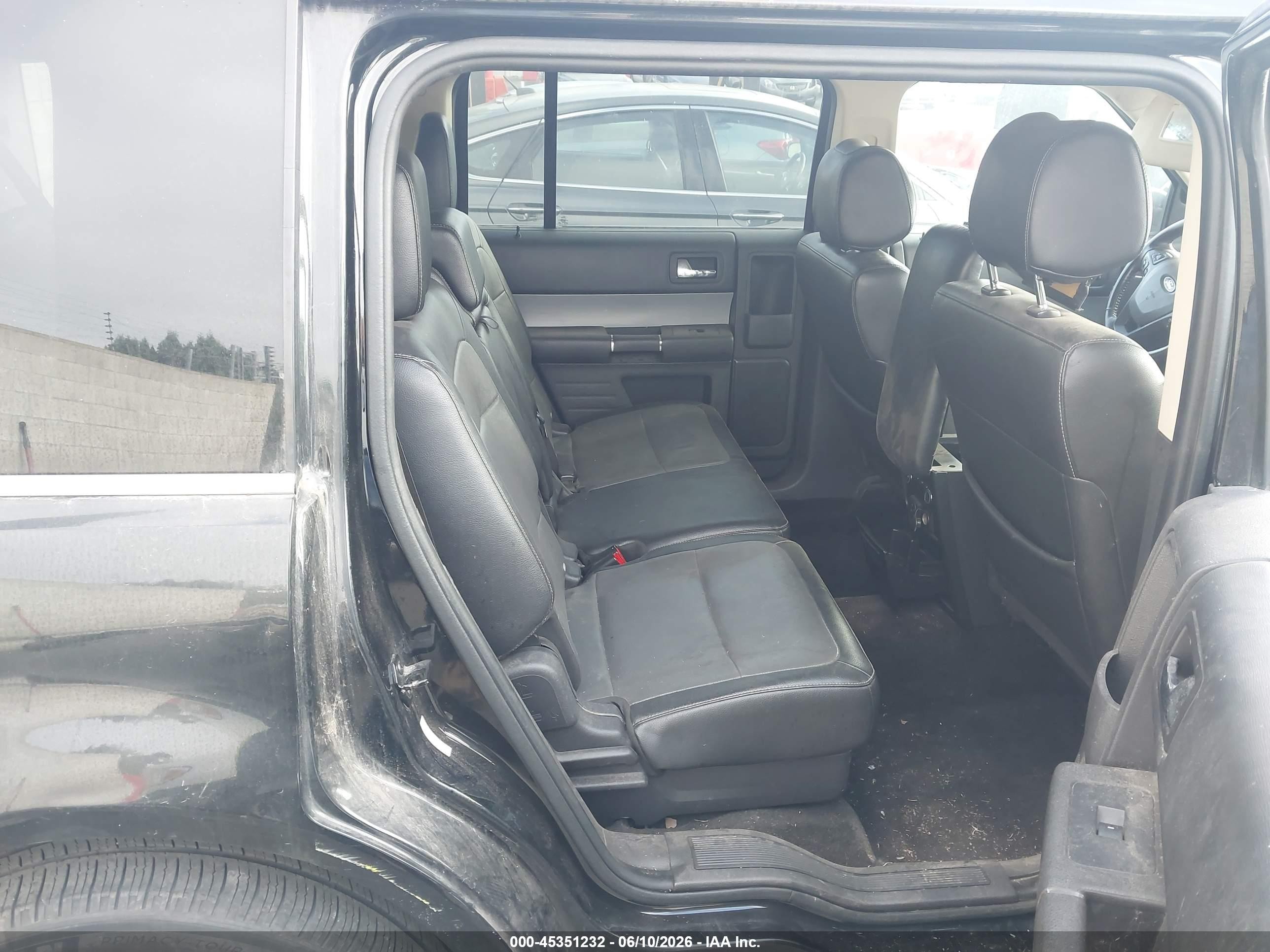 2014 Ford Flex Sel Black vin: 2FMGK5C88EBD42353