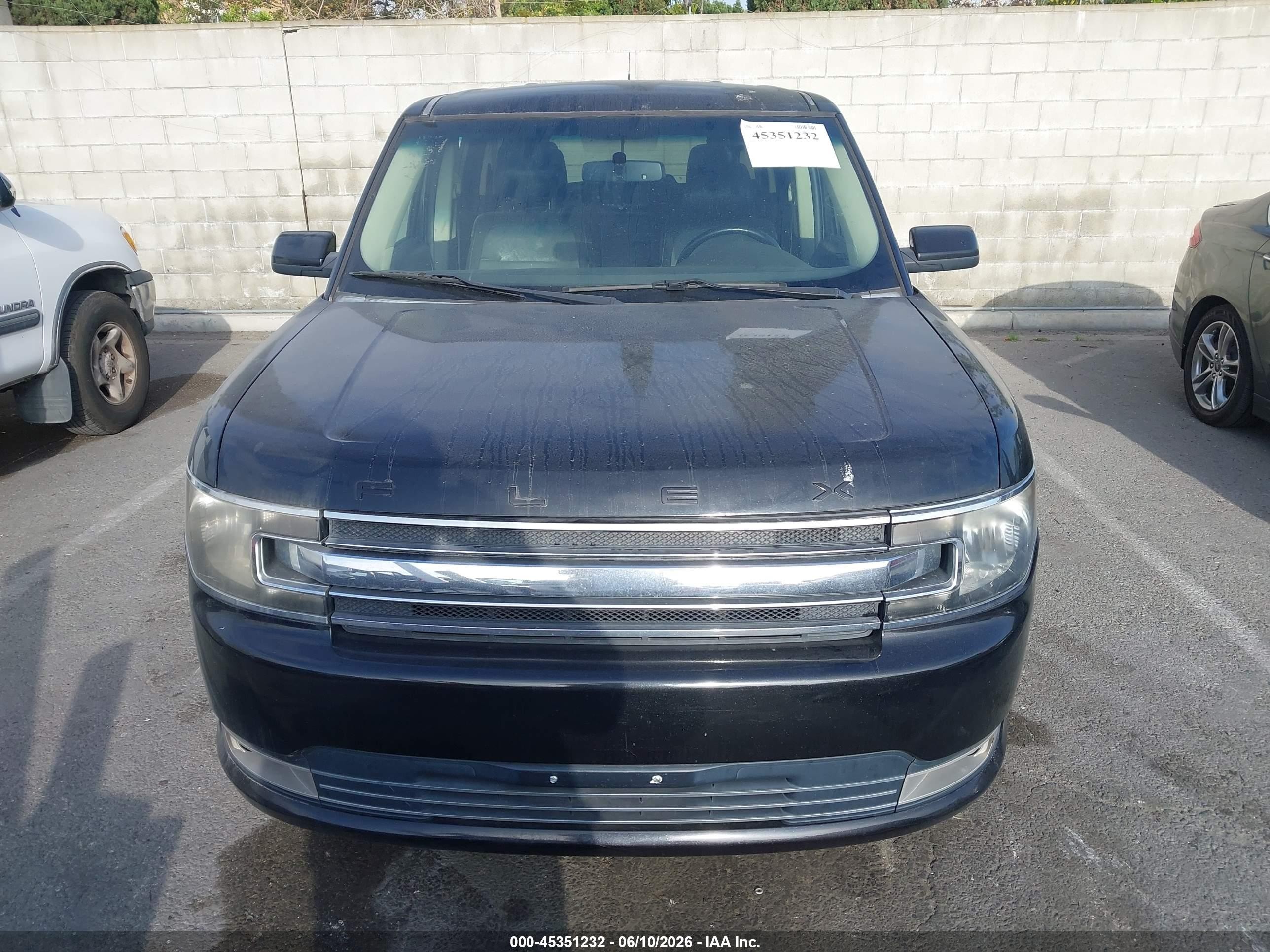 2014 Ford Flex Sel Black vin: 2FMGK5C88EBD42353