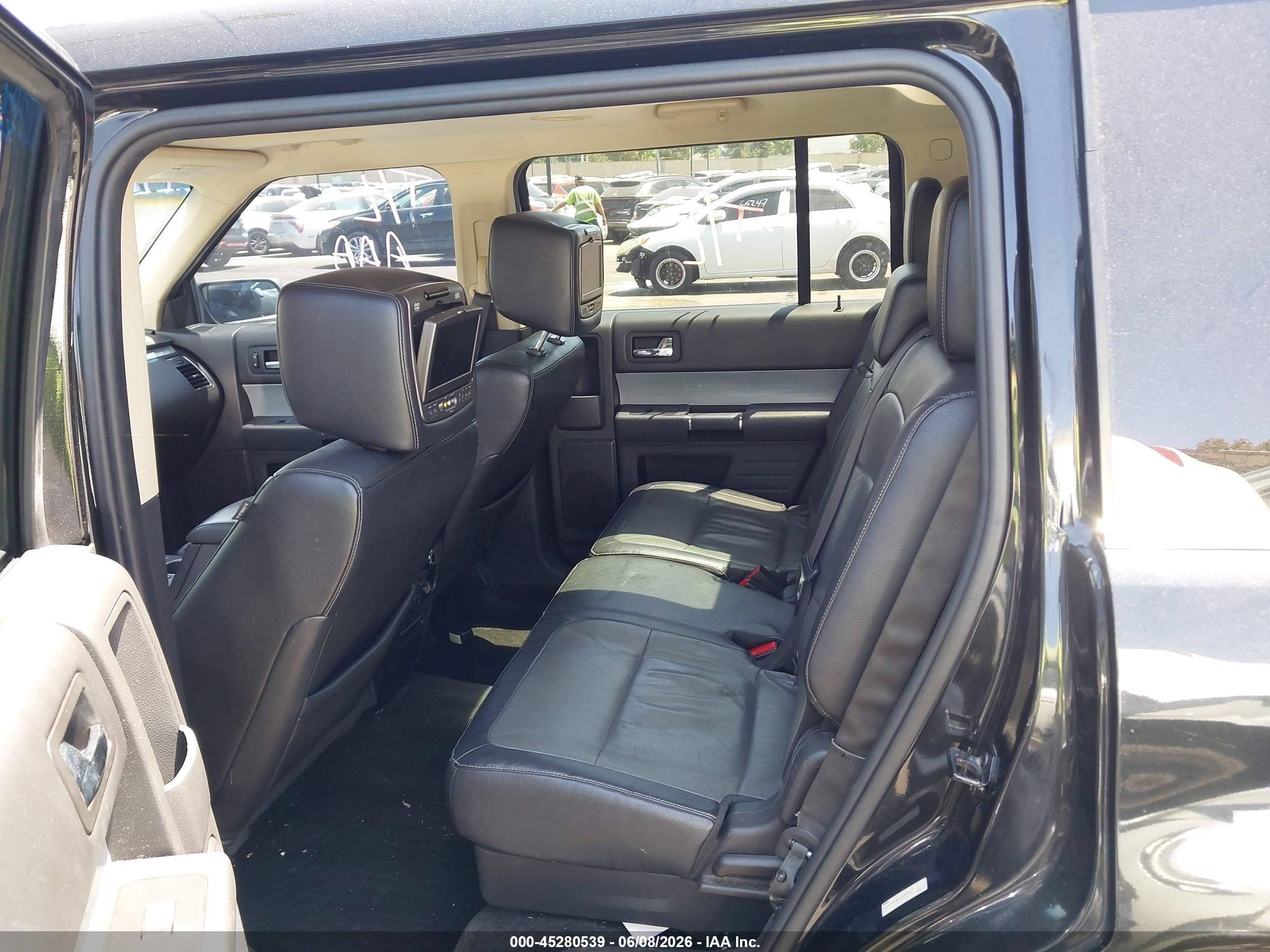 2015 Ford Flex Sel Черный vin: 2FMGK5C88FBA14741