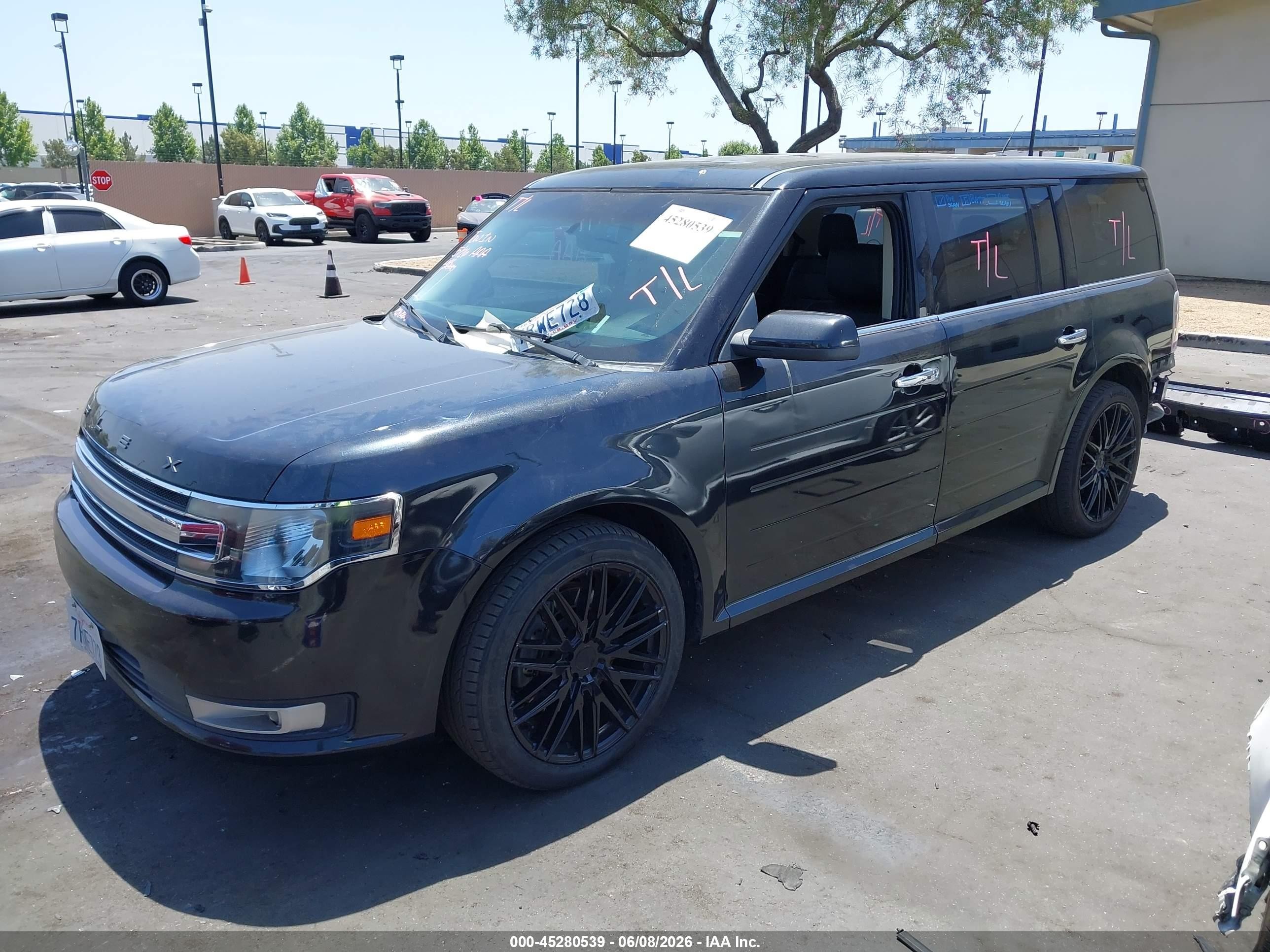 2015 Ford Flex Sel Черный vin: 2FMGK5C88FBA14741