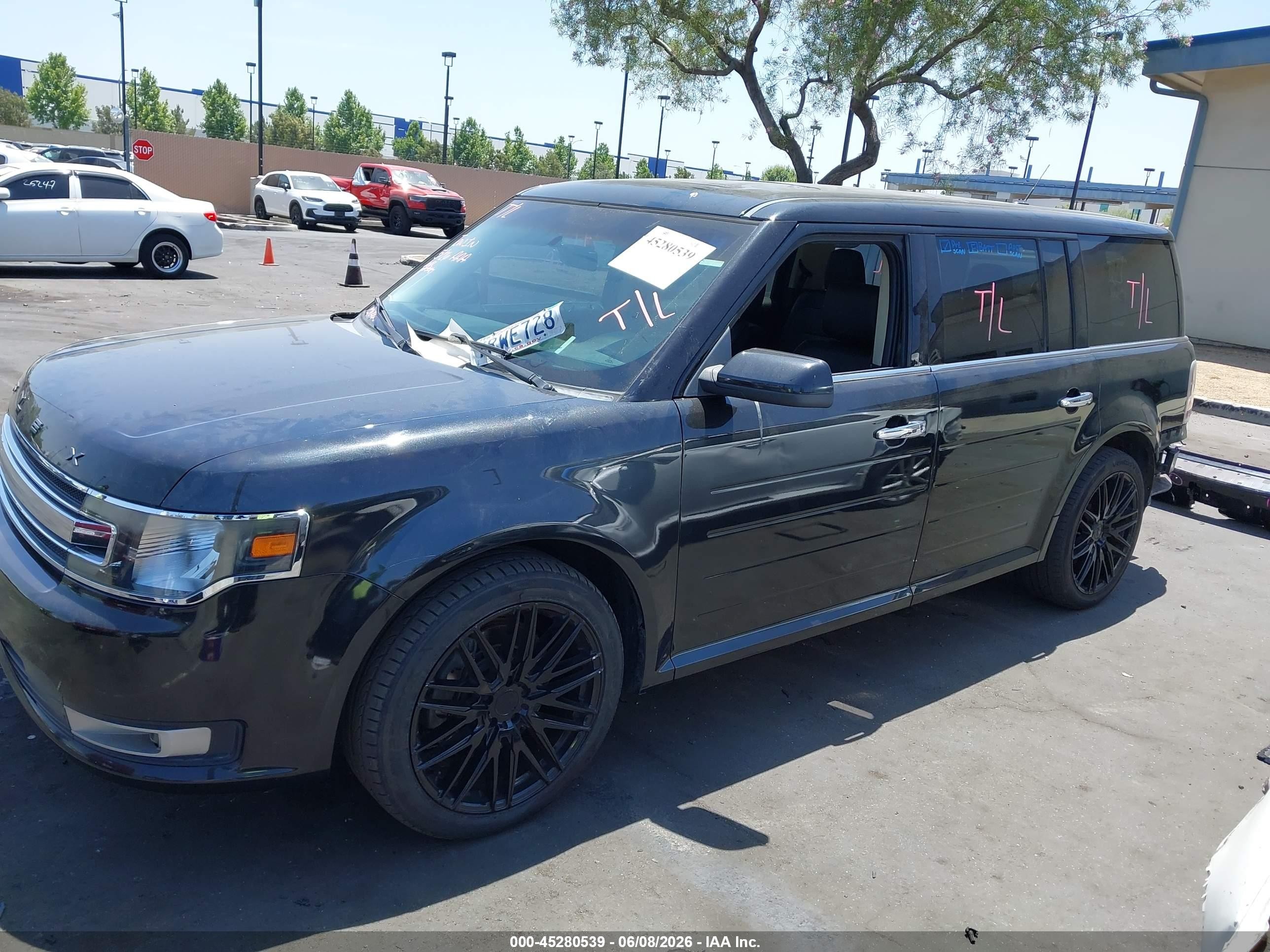 2015 Ford Flex Sel Черный vin: 2FMGK5C88FBA14741