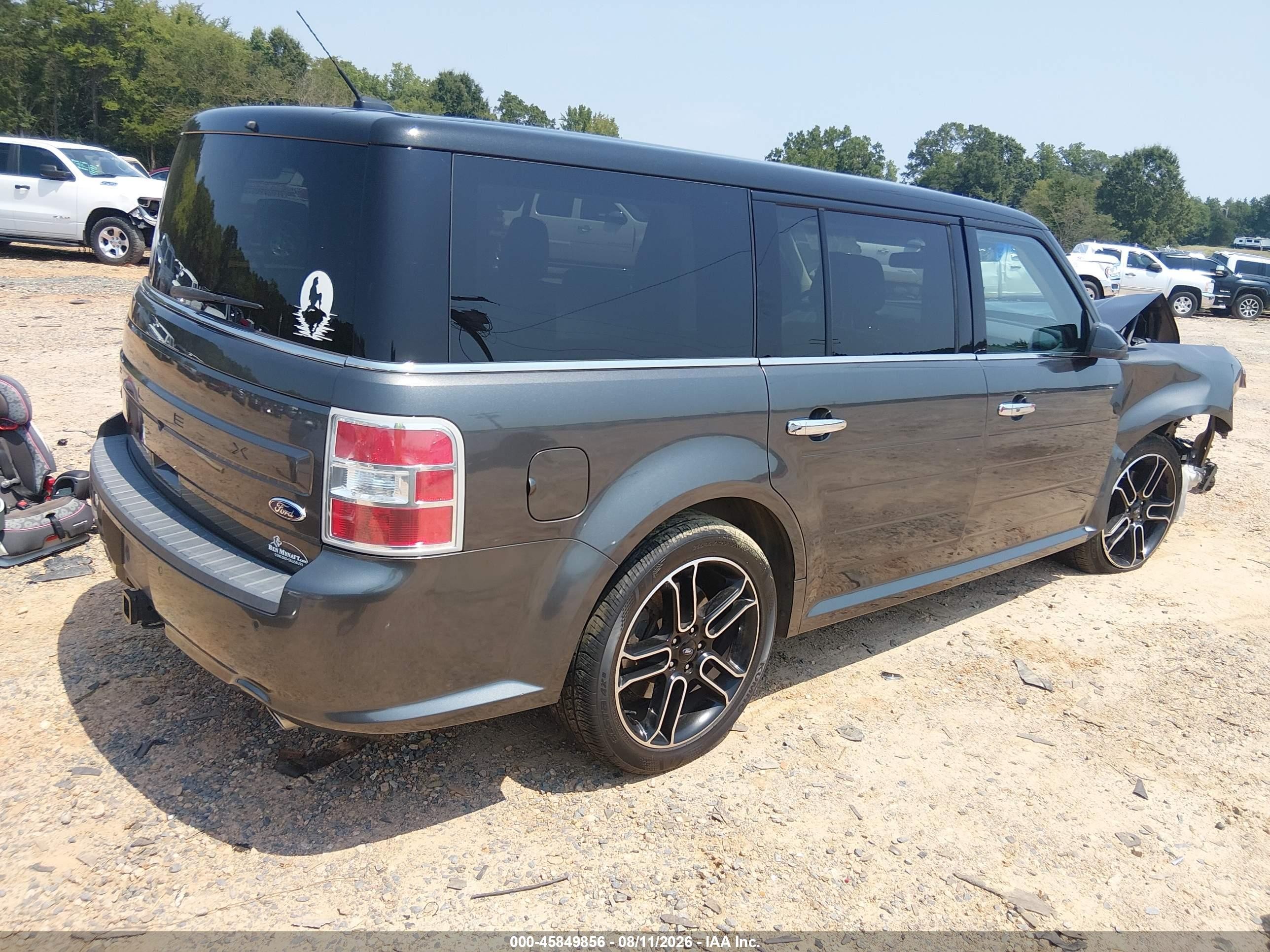 2015 Ford Flex Sel Gray vin: 2FMGK5C88FBA21608