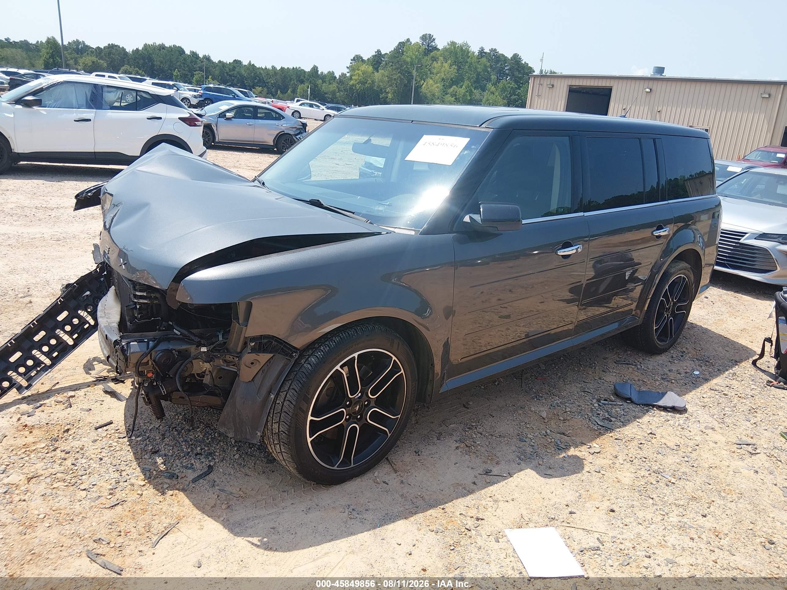 2015 Ford Flex Sel Gray vin: 2FMGK5C88FBA21608