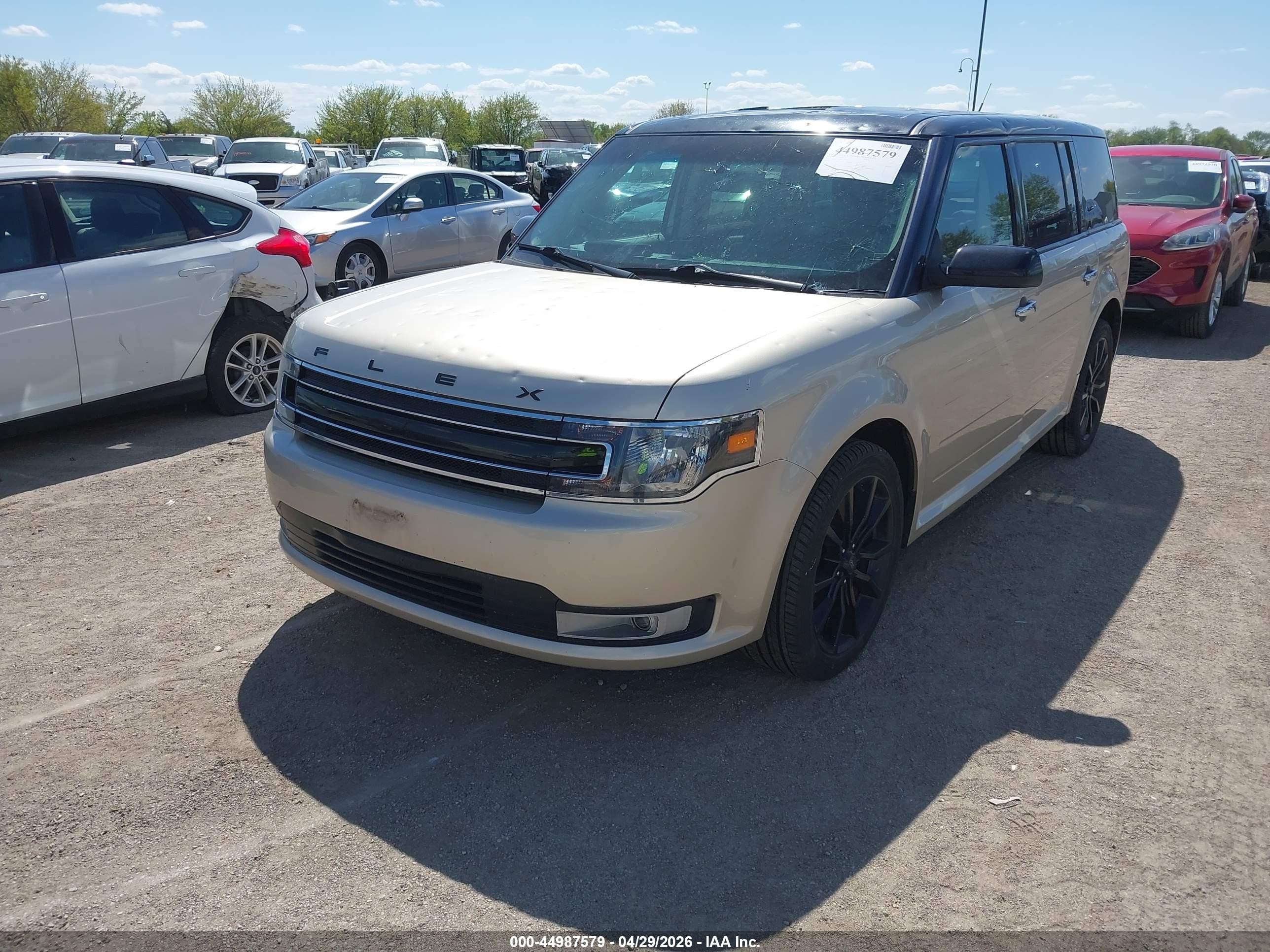 2017 Ford Flex Sel Gold vin: 2FMGK5C88HBA09042