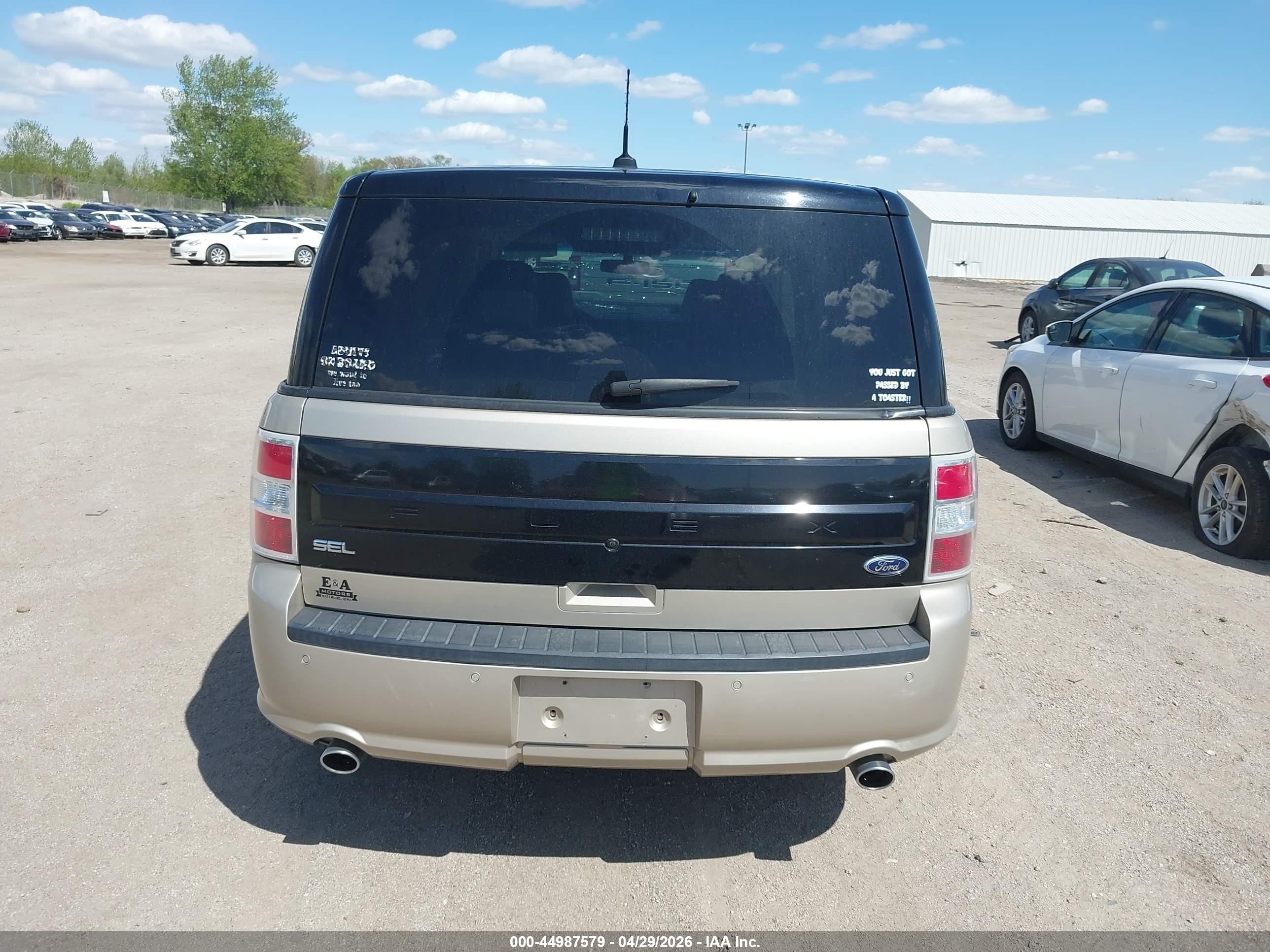 2017 Ford Flex Sel Gold vin: 2FMGK5C88HBA09042