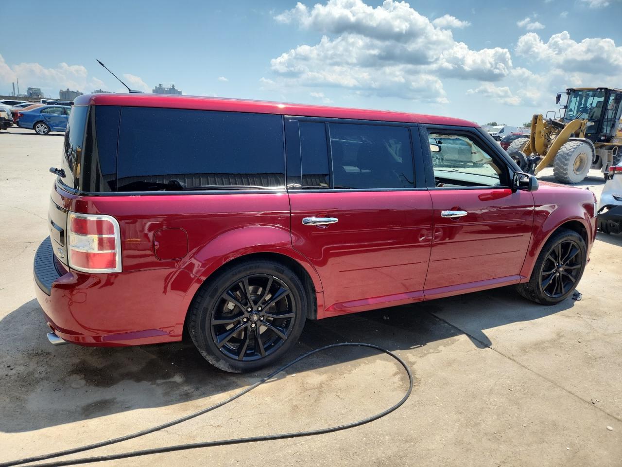 2018 Ford Flex Sel Red vin: 2FMGK5C88JBA08219