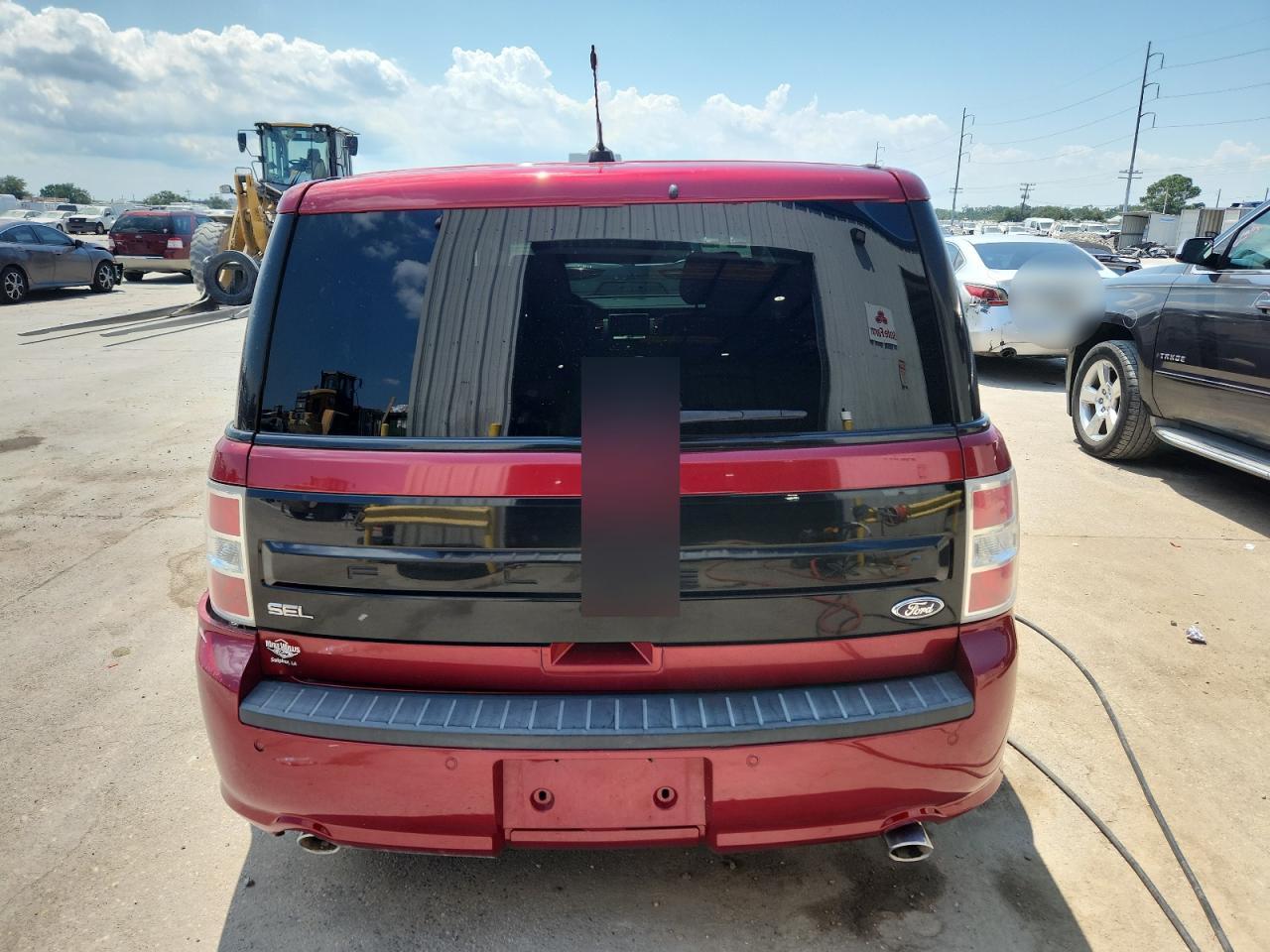 2018 Ford Flex Sel Red vin: 2FMGK5C88JBA08219