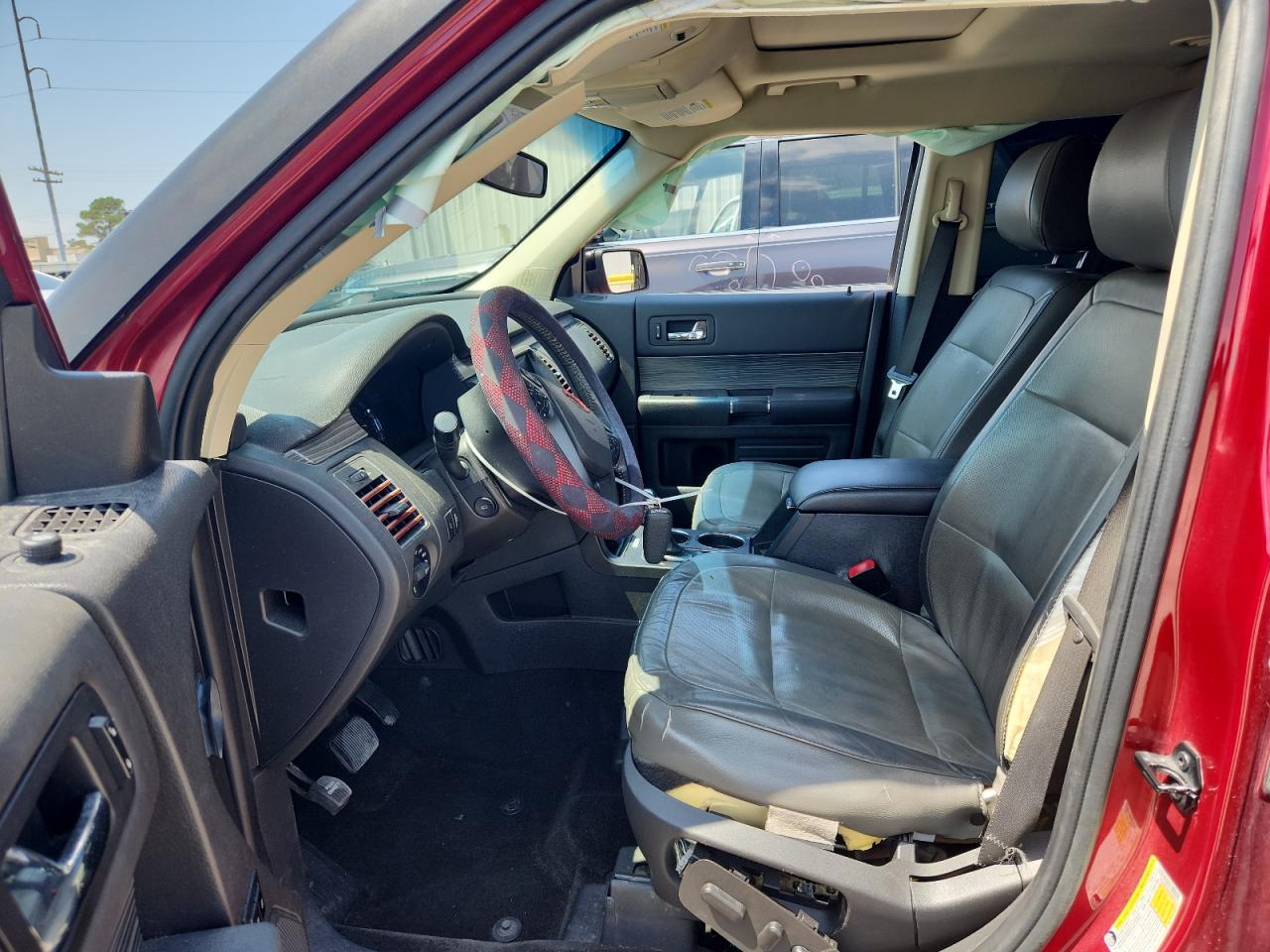 2018 Ford Flex Sel Red vin: 2FMGK5C88JBA08219