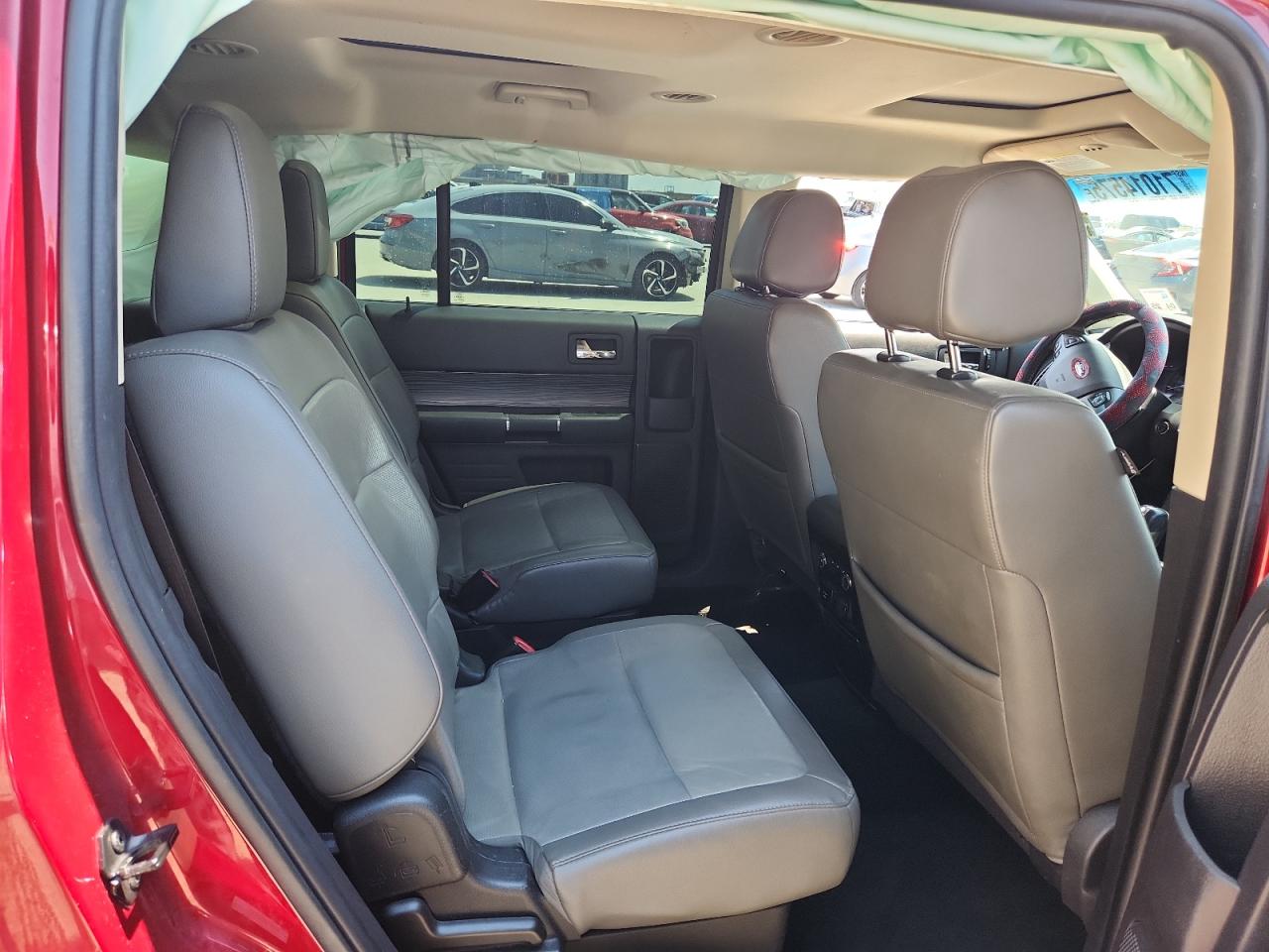 2018 Ford Flex Sel Red vin: 2FMGK5C88JBA08219
