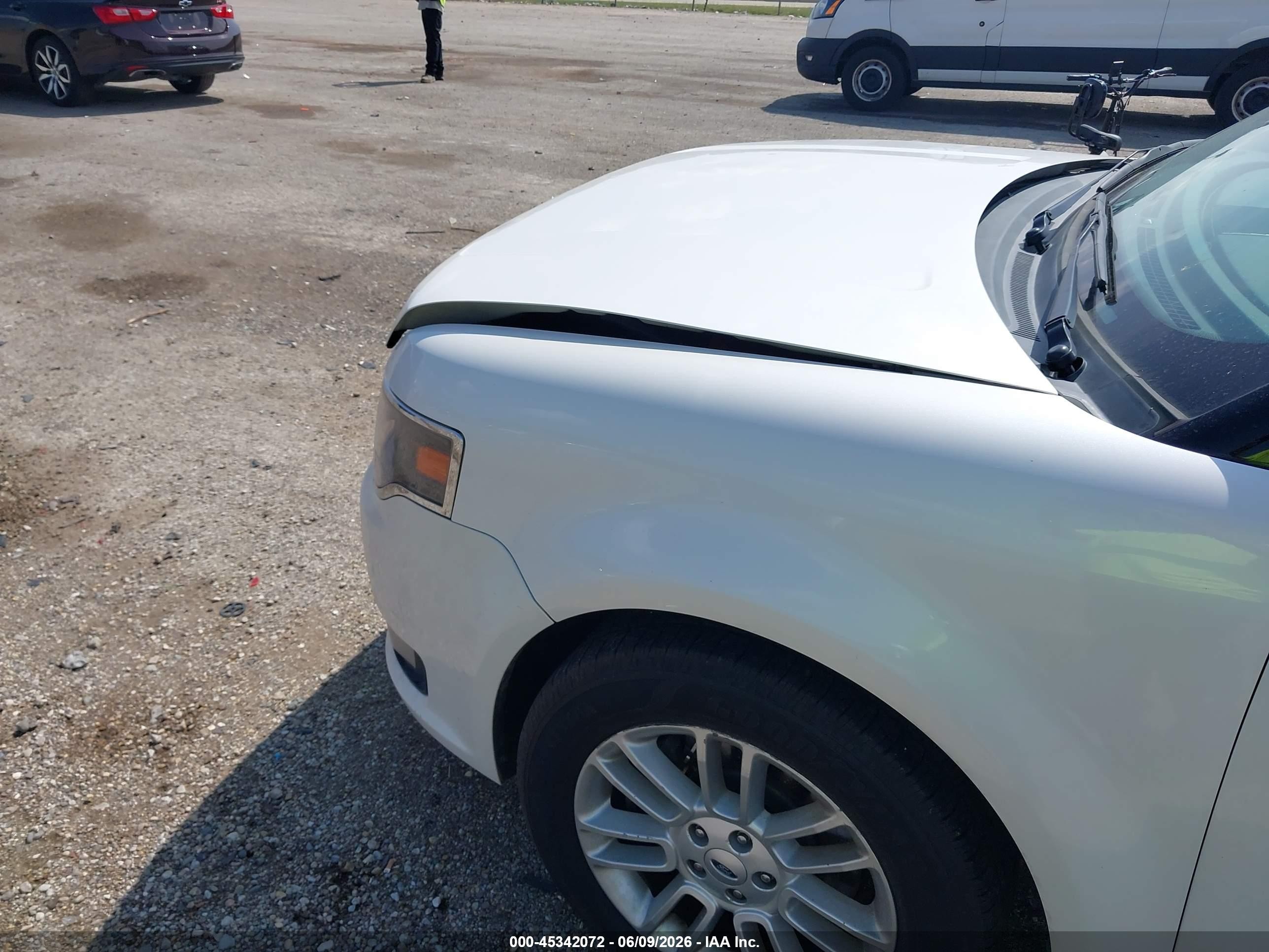 2013 Ford Flex Sel White vin: 2FMGK5C89DBD25849