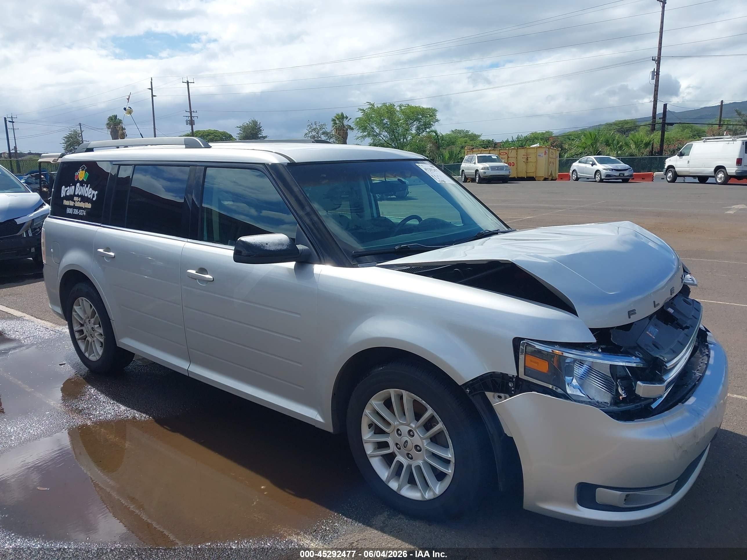 2014 Ford Flex Sel Серебряный vin: 2FMGK5C89EBD03237