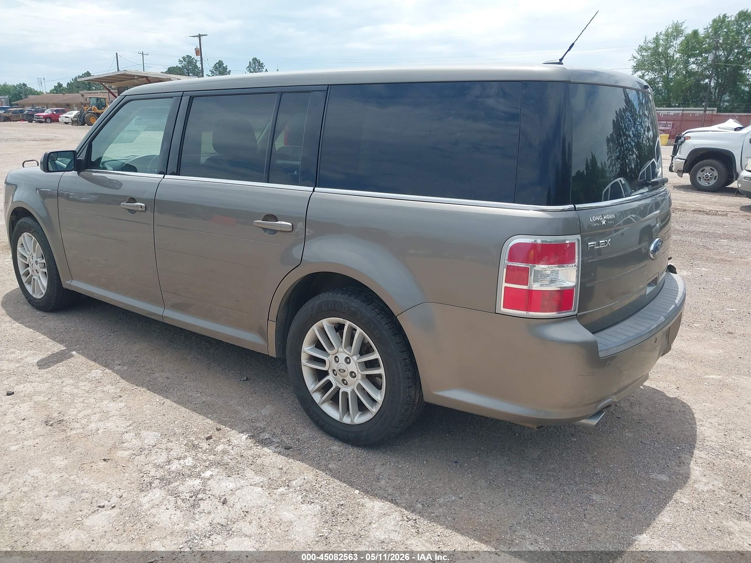 2014 Ford Flex Sel Gray vin: 2FMGK5C89EBD08549