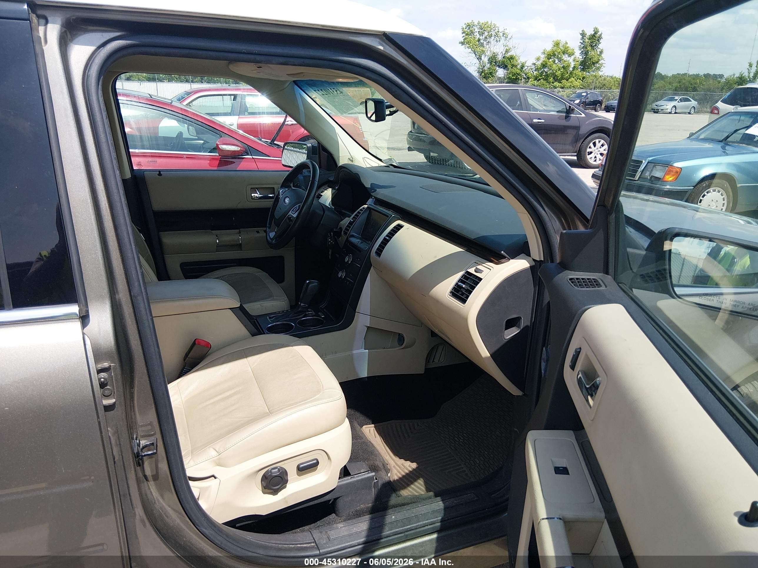 2014 Ford Flex Sel Gray vin: 2FMGK5C89EBD39008