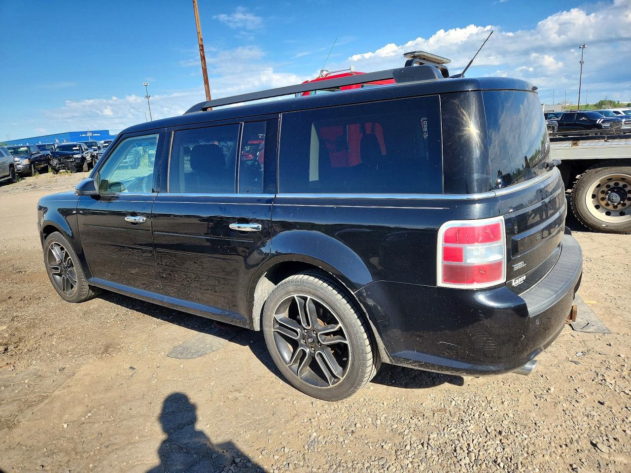 2015 Ford Flex Sel Black vin: 2FMGK5C89FBA02355