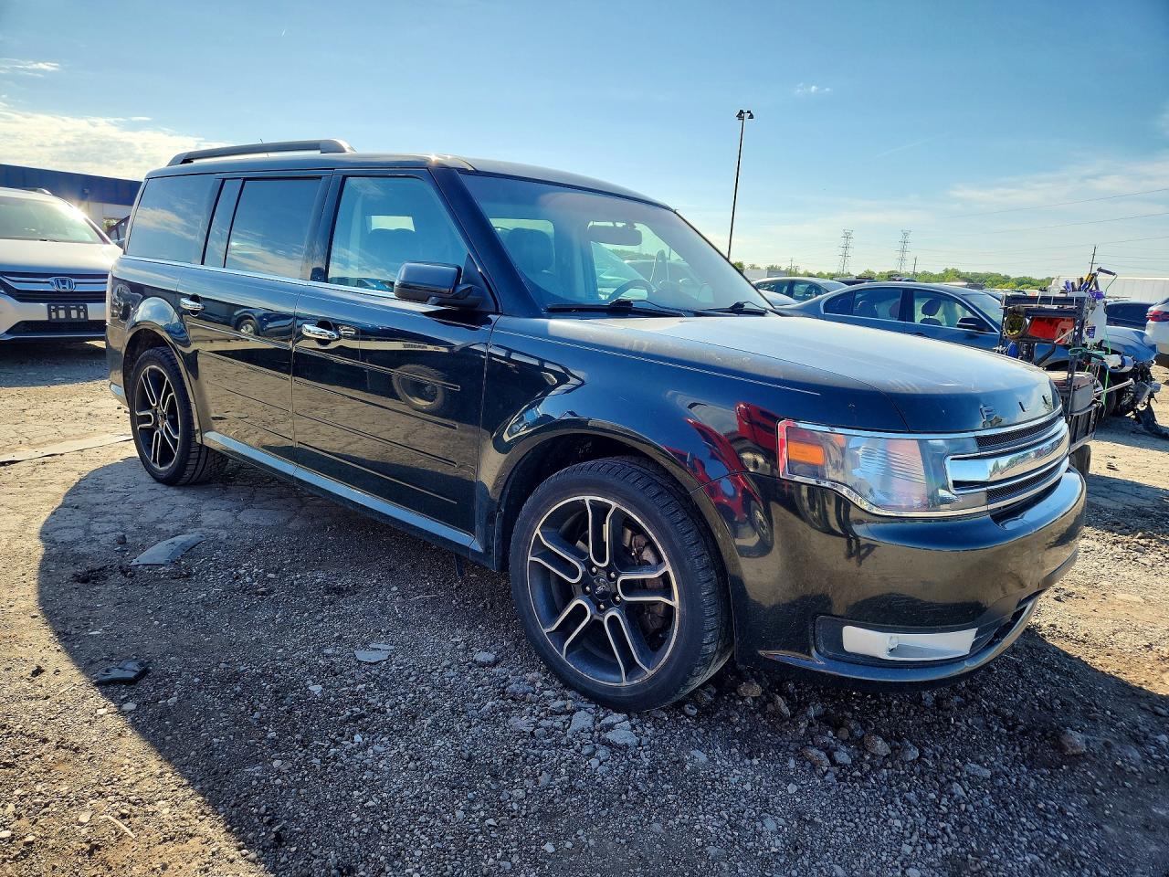 2015 Ford Flex Sel Black vin: 2FMGK5C89FBA02355