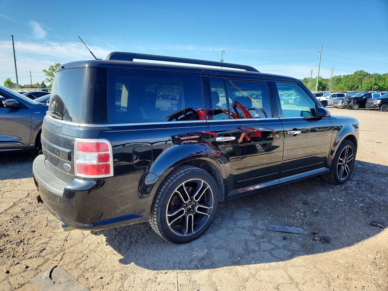 2015 Ford Flex Sel Black vin: 2FMGK5C89FBA02355