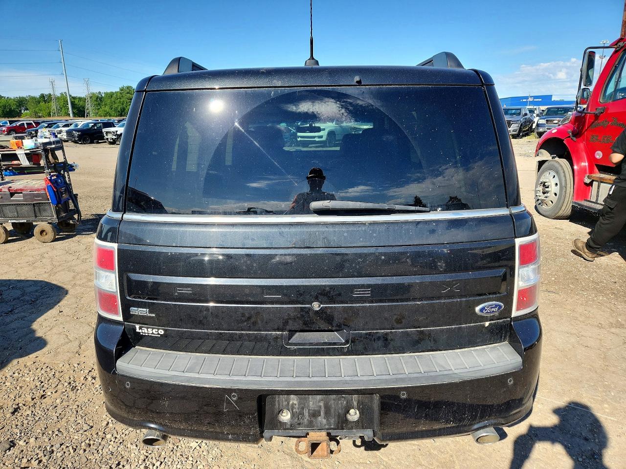 2015 Ford Flex Sel Black vin: 2FMGK5C89FBA02355