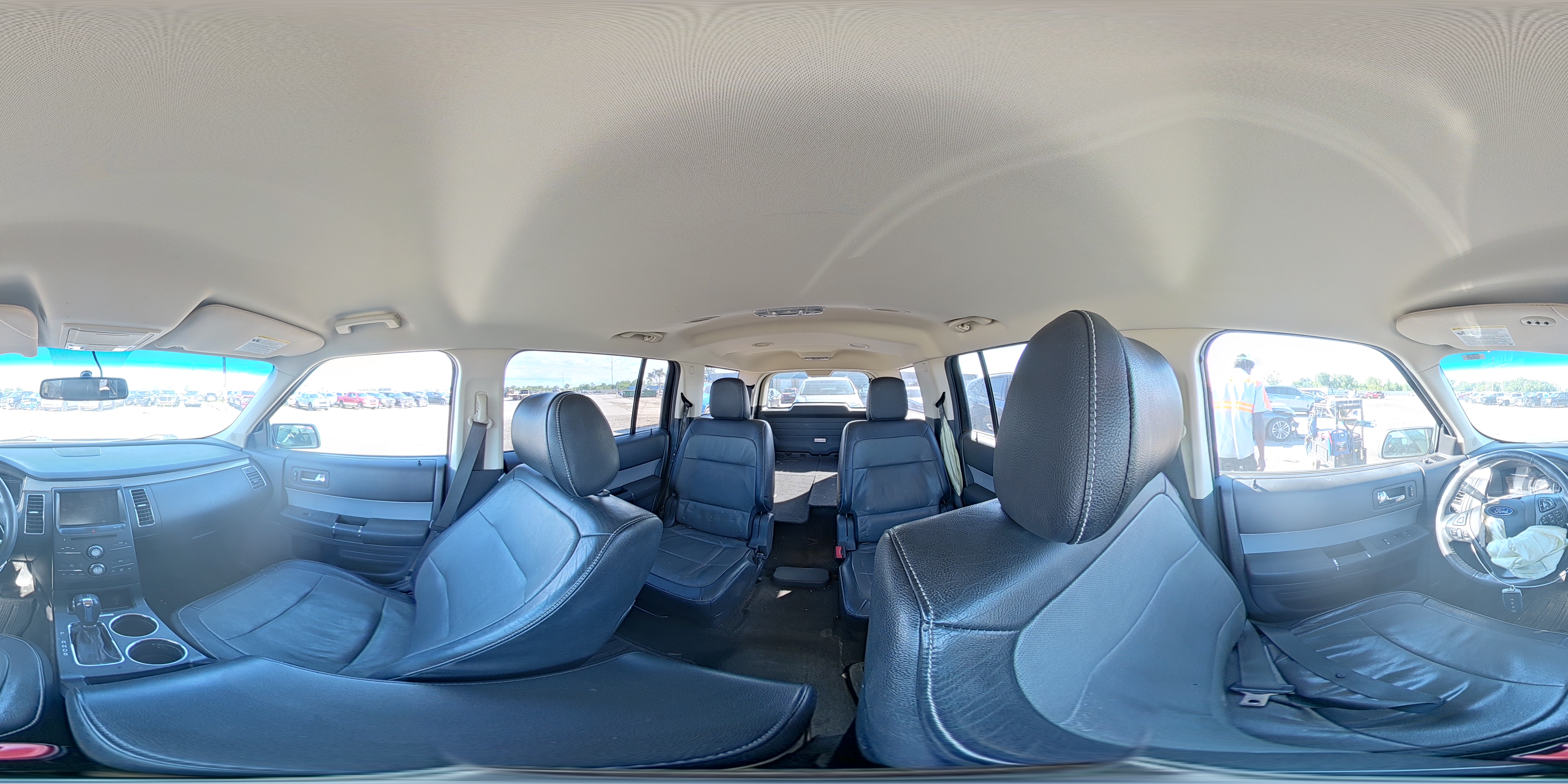 2015 Ford Flex Sel Black vin: 2FMGK5C89FBA02355