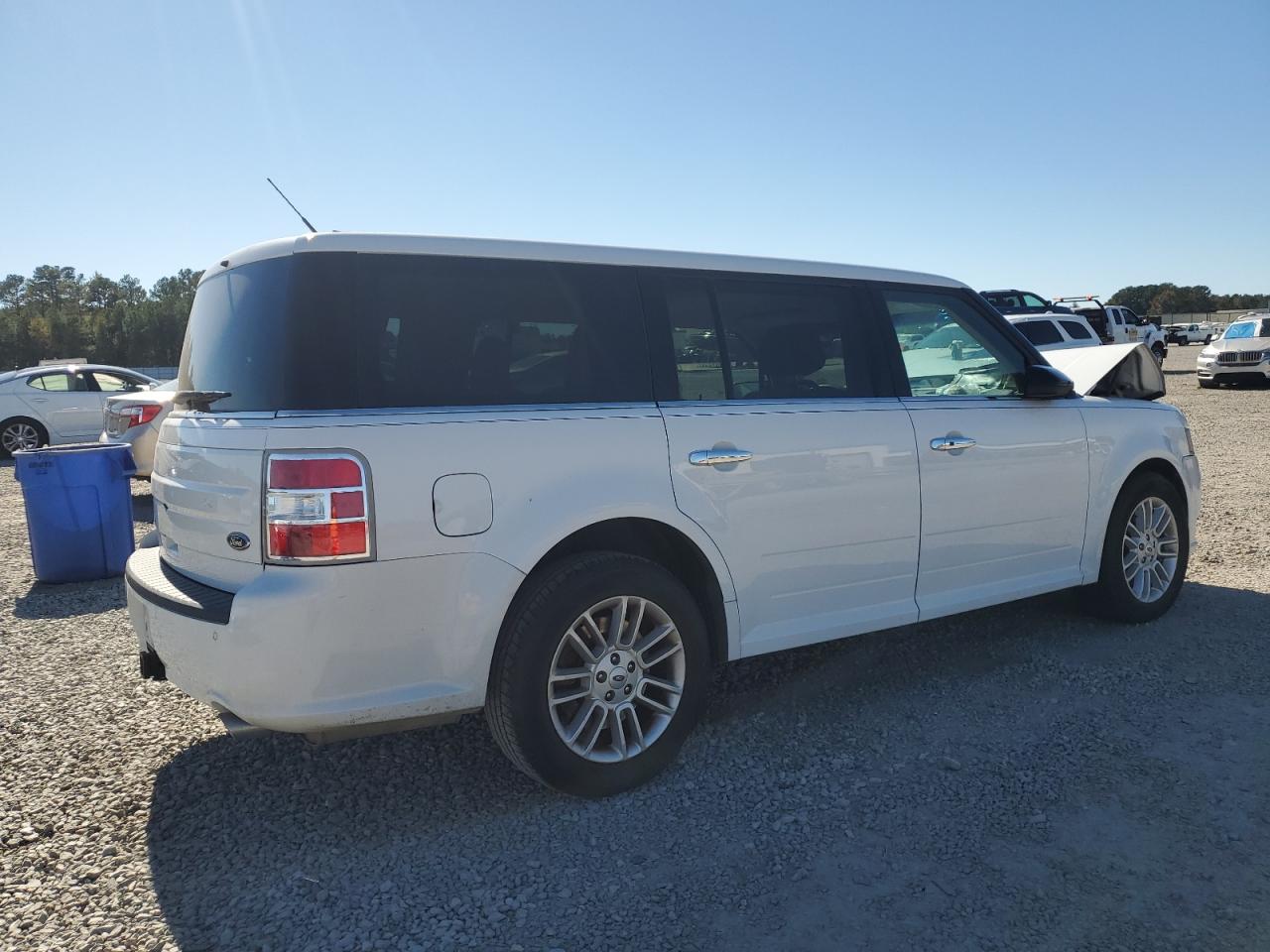2017 Ford Flex Sel Белый vin: 2FMGK5C89HBA06411