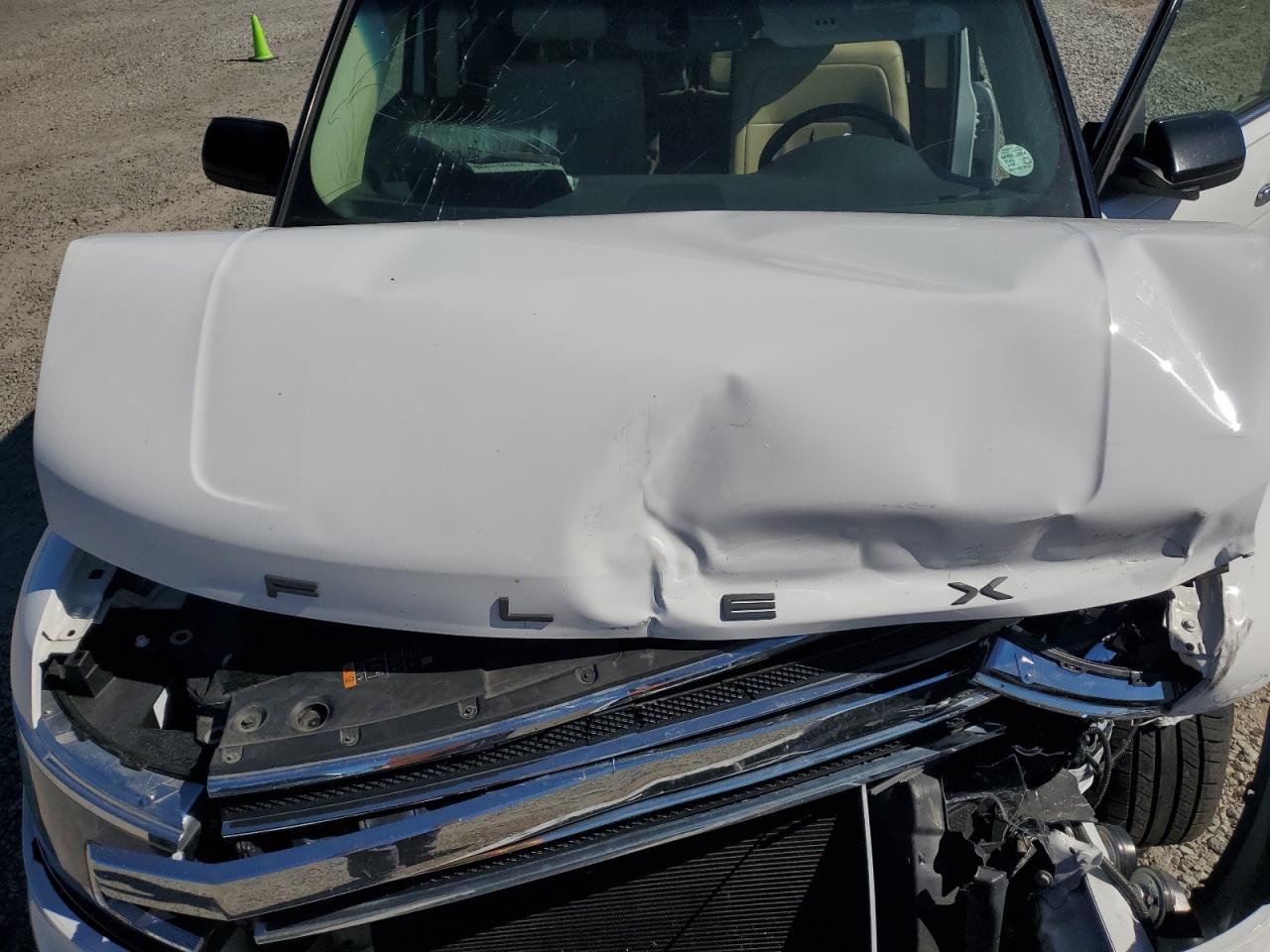 2017 Ford Flex Sel Белый vin: 2FMGK5C89HBA06411