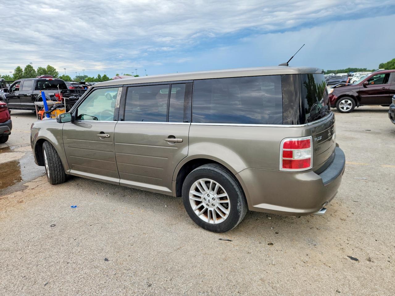 2013 Ford Flex Sel Gray vin: 2FMGK5C8XDBD14102