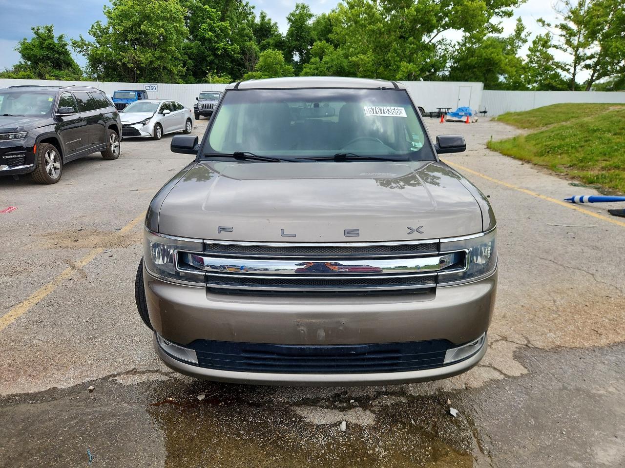 2013 Ford Flex Sel Gray vin: 2FMGK5C8XDBD14102