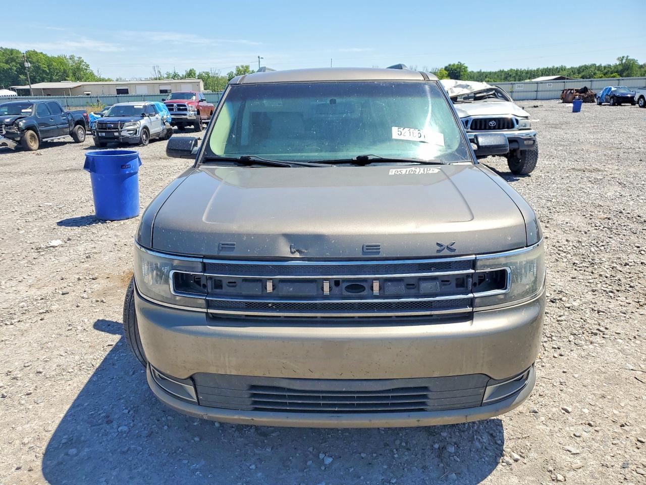 2013 Ford Flex Sel Tan vin: 2FMGK5C8XDBD23124