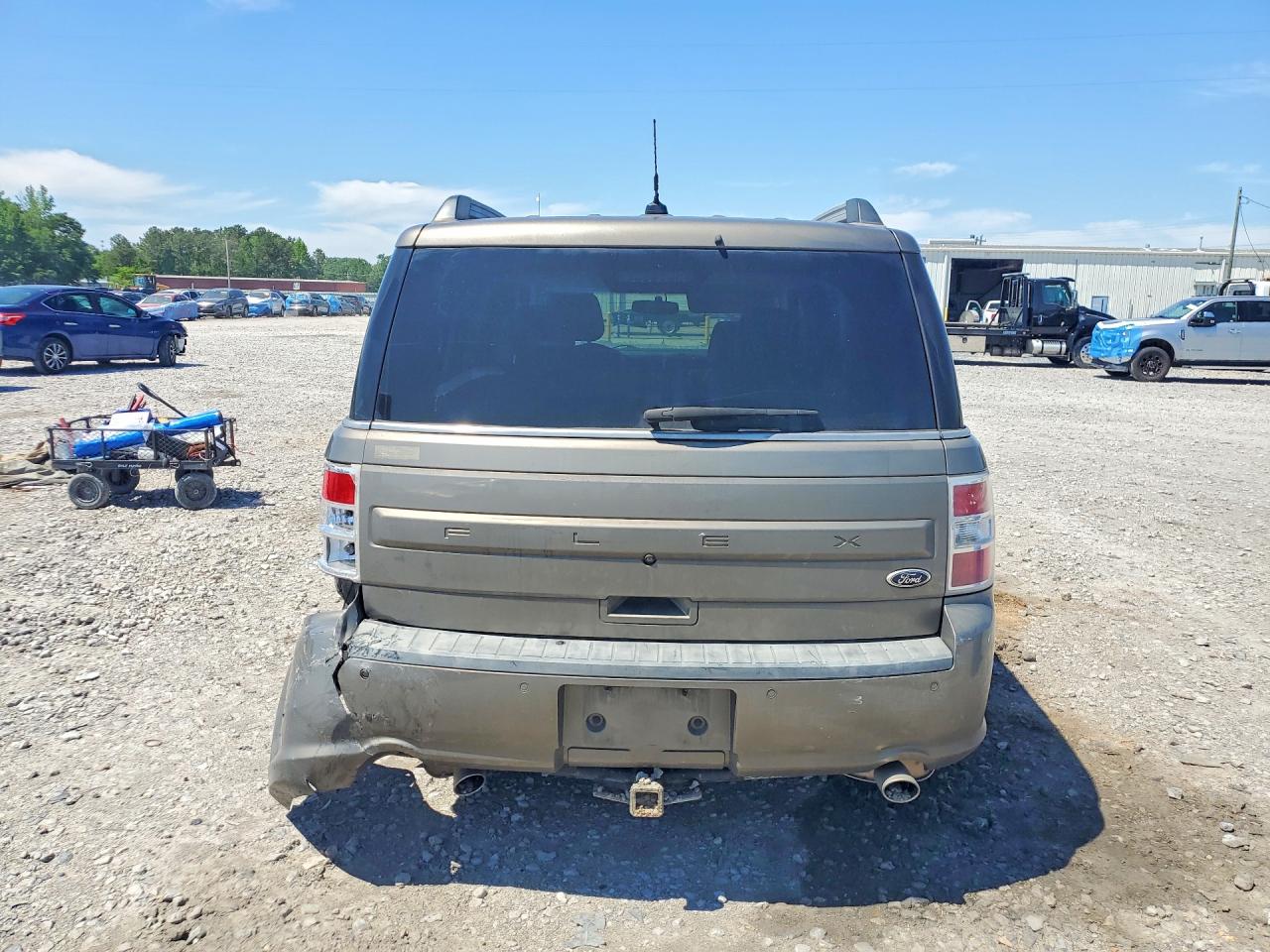 2013 Ford Flex Sel Tan vin: 2FMGK5C8XDBD23124