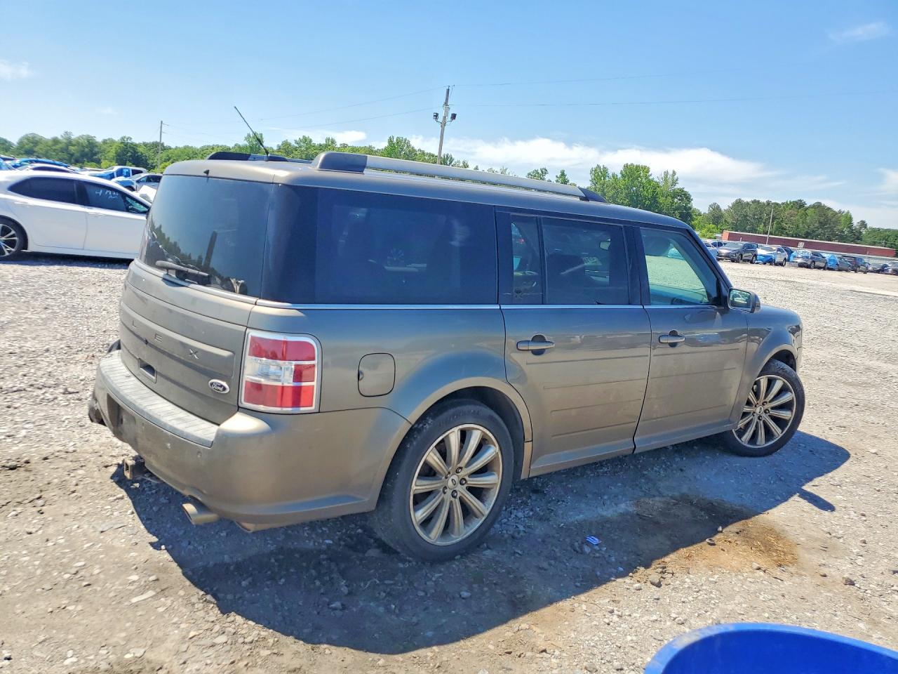 2013 Ford Flex Sel Tan vin: 2FMGK5C8XDBD23124