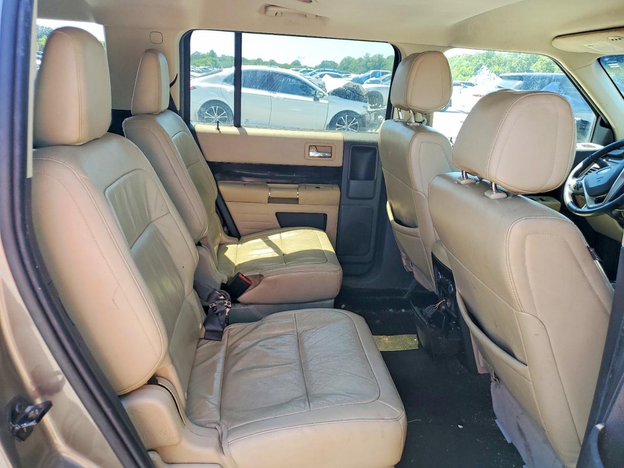 2013 Ford Flex Sel Tan vin: 2FMGK5C8XDBD23124