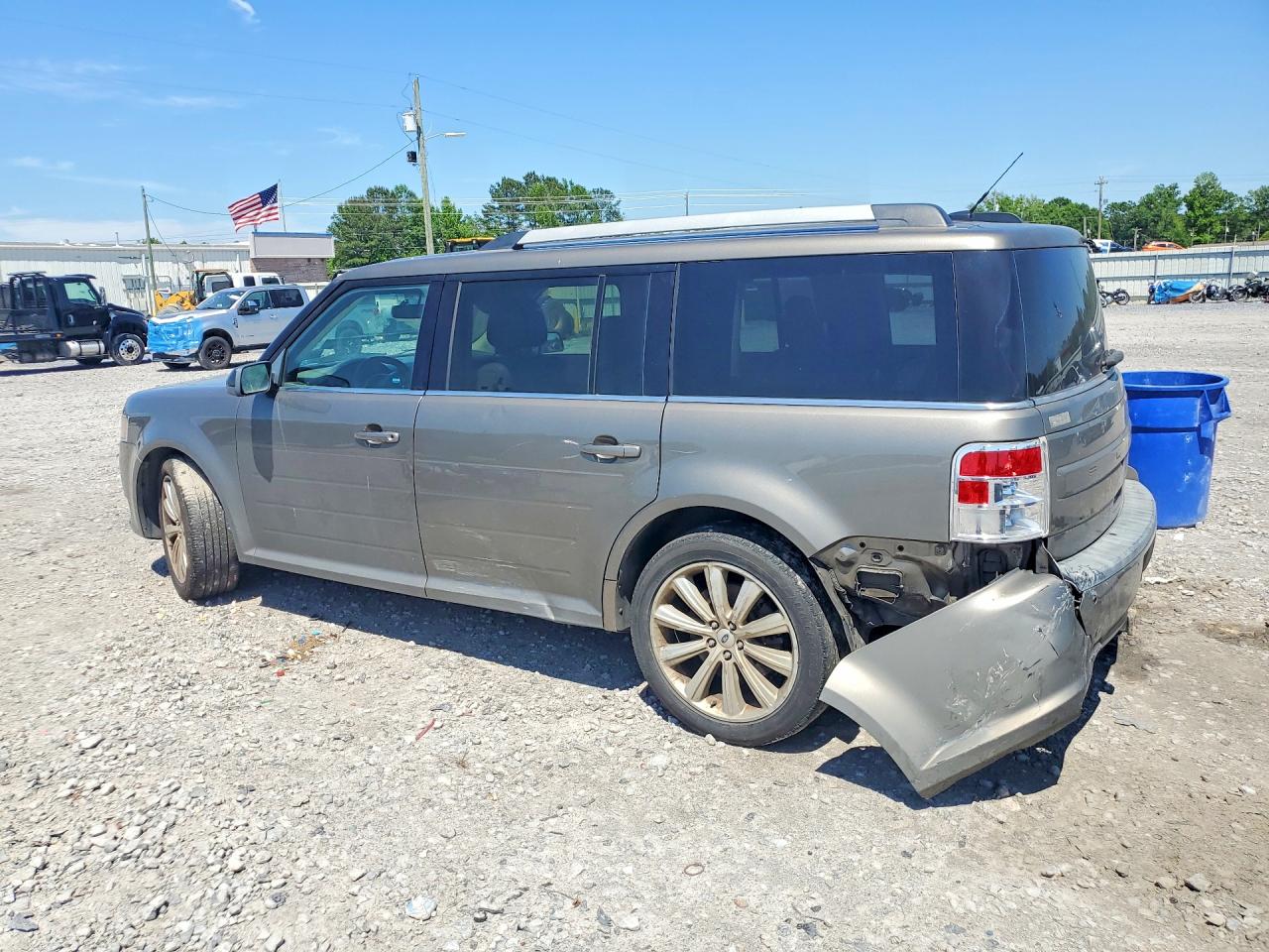 2013 Ford Flex Sel Tan vin: 2FMGK5C8XDBD23124