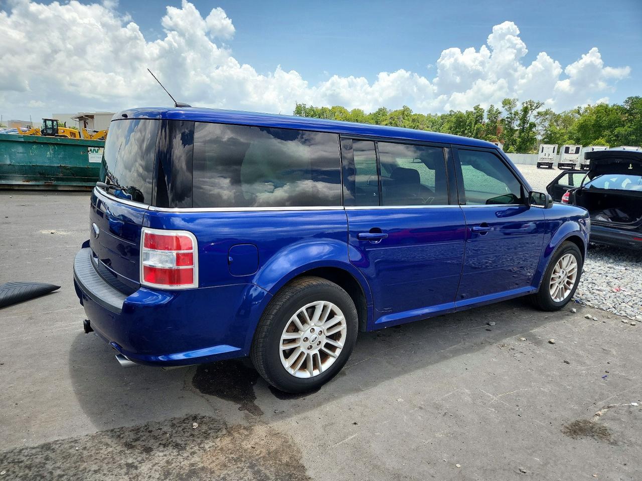 2013 Ford Flex Sel Blue vin: 2FMGK5C8XDBD29876