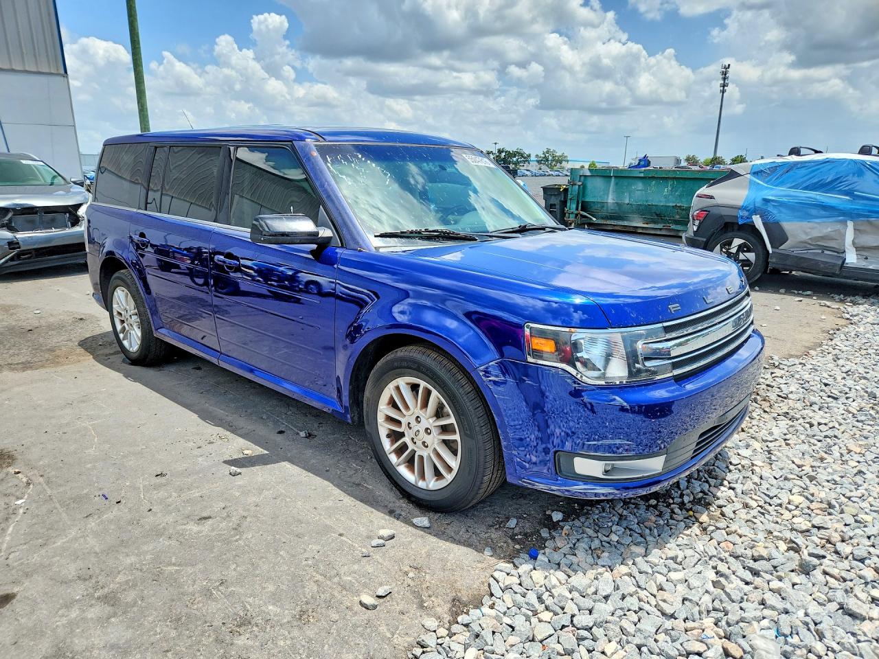 2013 Ford Flex Sel Blue vin: 2FMGK5C8XDBD29876