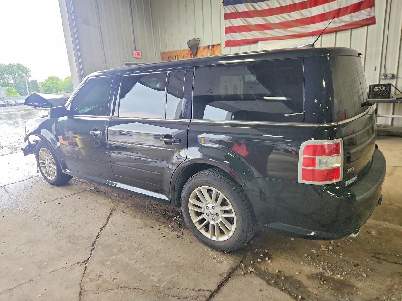 2014 Ford Flex Sel Черный vin: 2FMGK5C8XEBD09869
