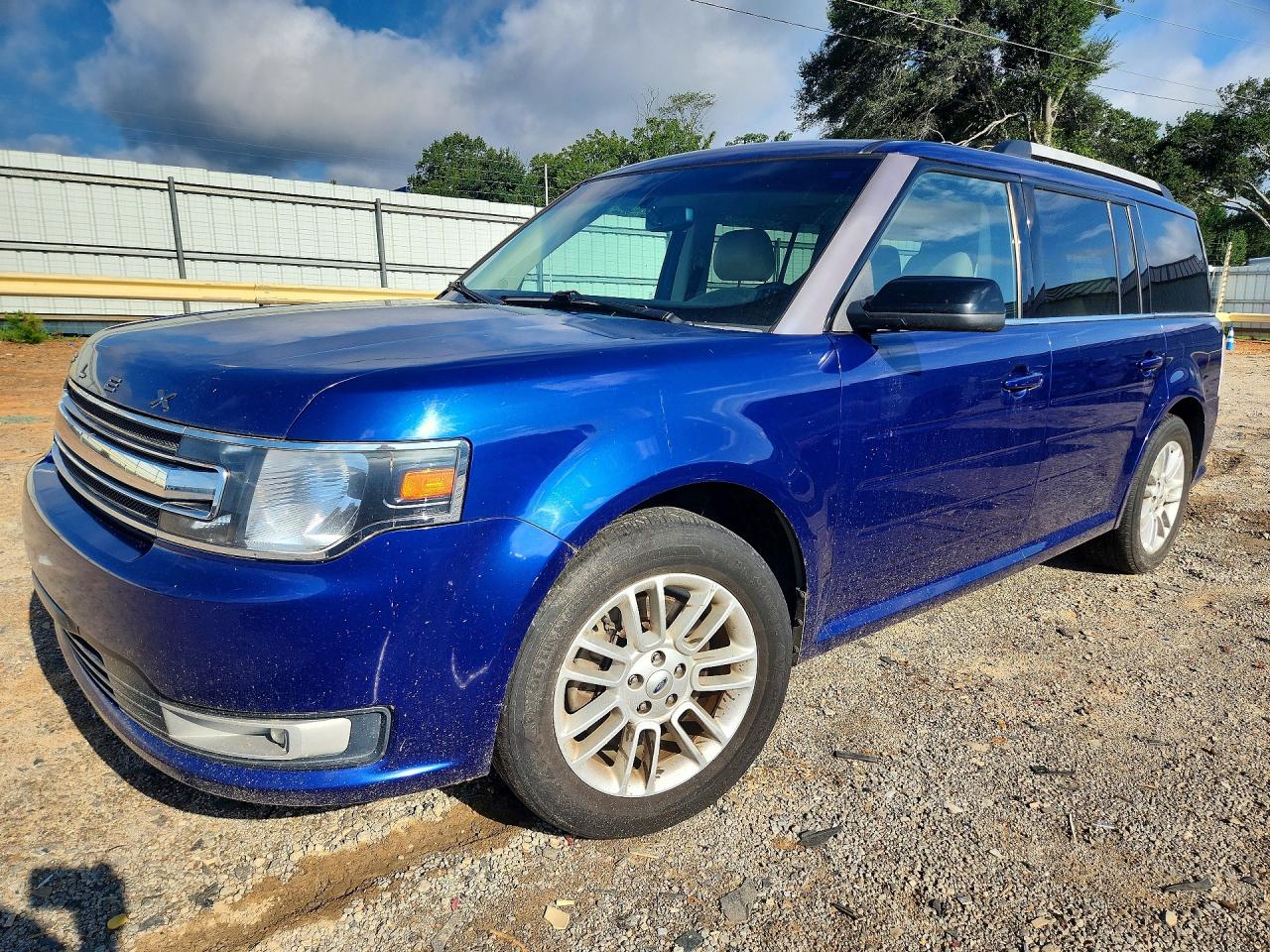 2014 Ford Flex Sel Blue vin: 2FMGK5C8XEBD15820