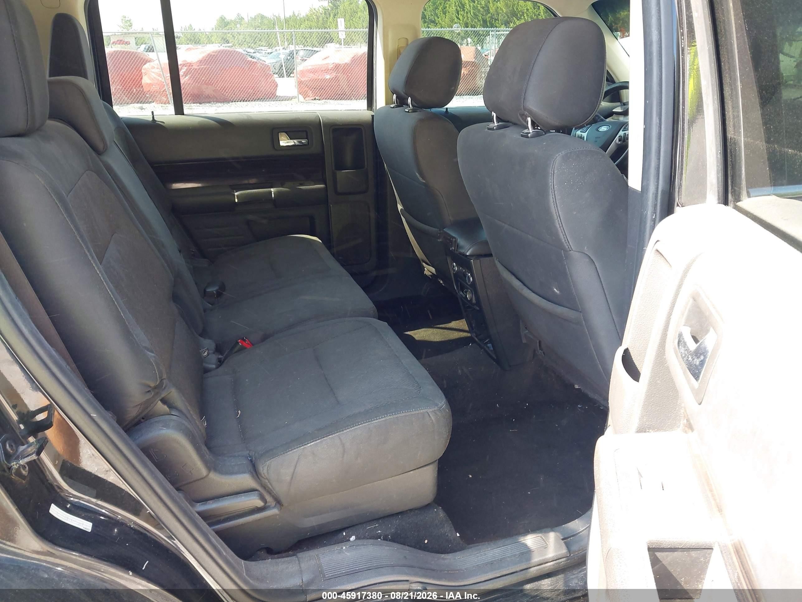 2014 Ford Flex Sel Black vin: 2FMGK5C8XEBD32276