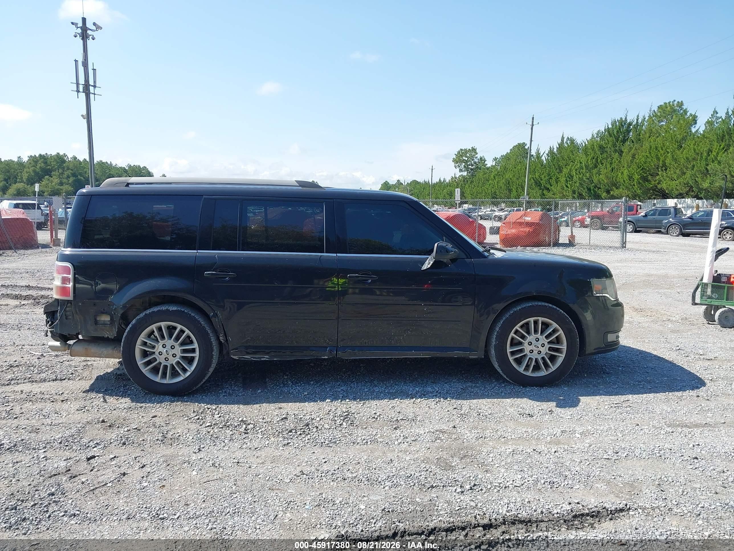 2014 Ford Flex Sel Black vin: 2FMGK5C8XEBD32276