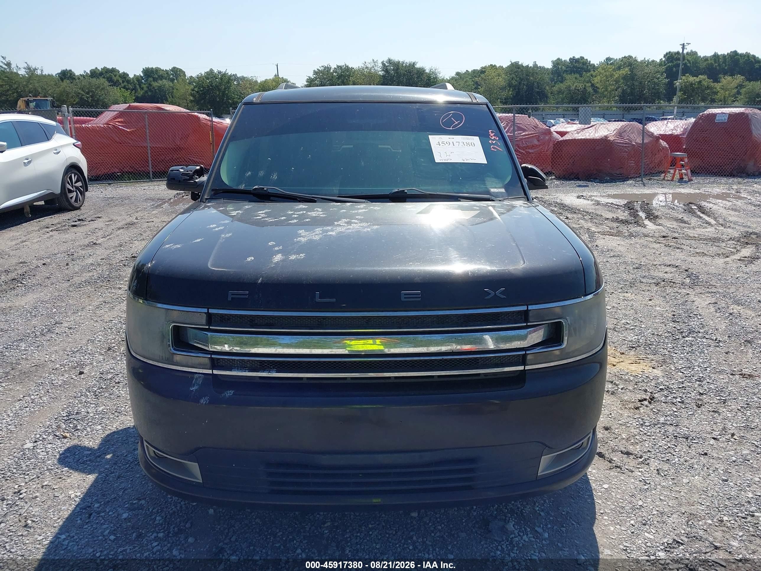 2014 Ford Flex Sel Black vin: 2FMGK5C8XEBD32276