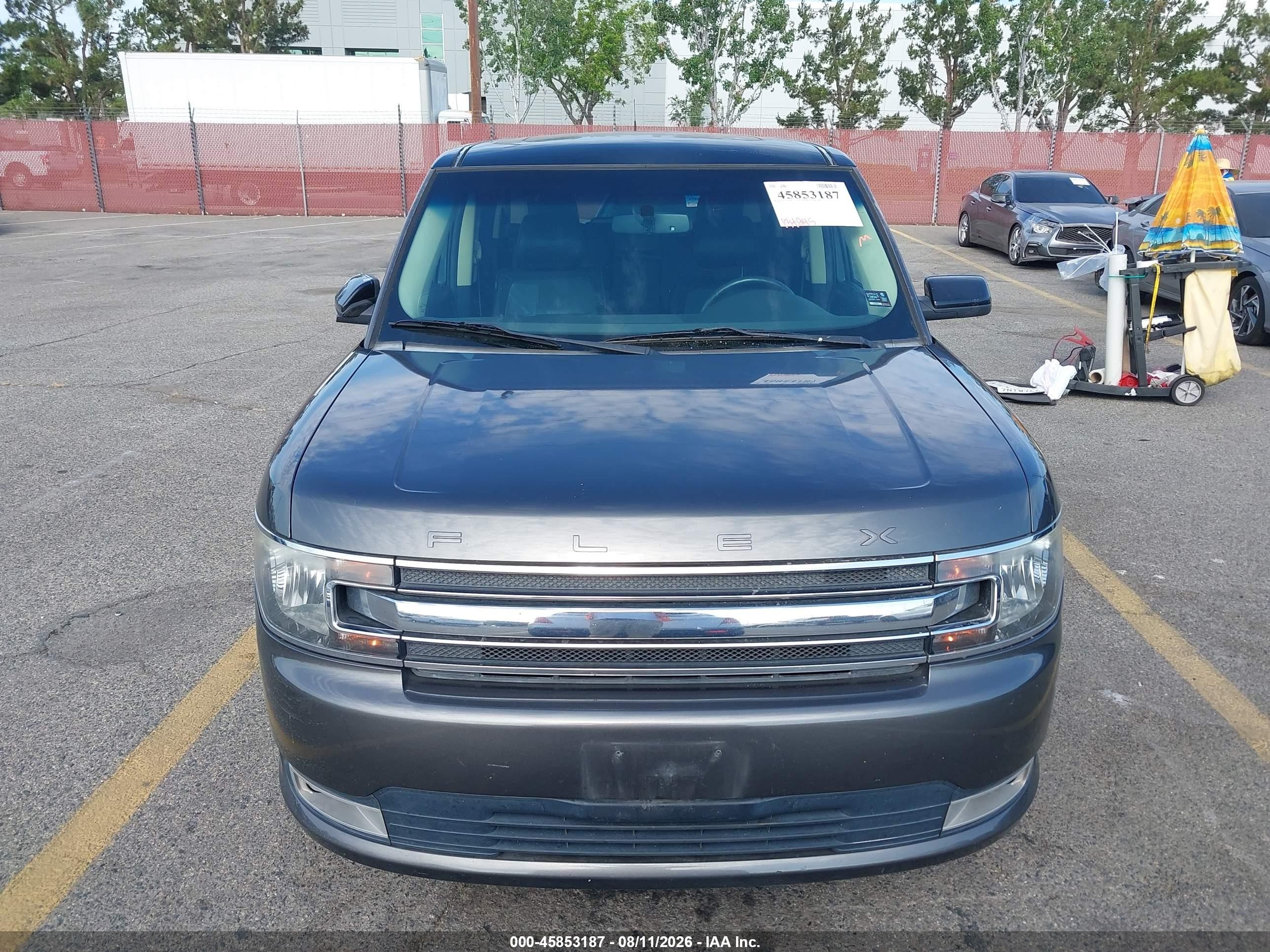 2015 Ford Flex Sel Gray vin: 2FMGK5C8XFBA14806