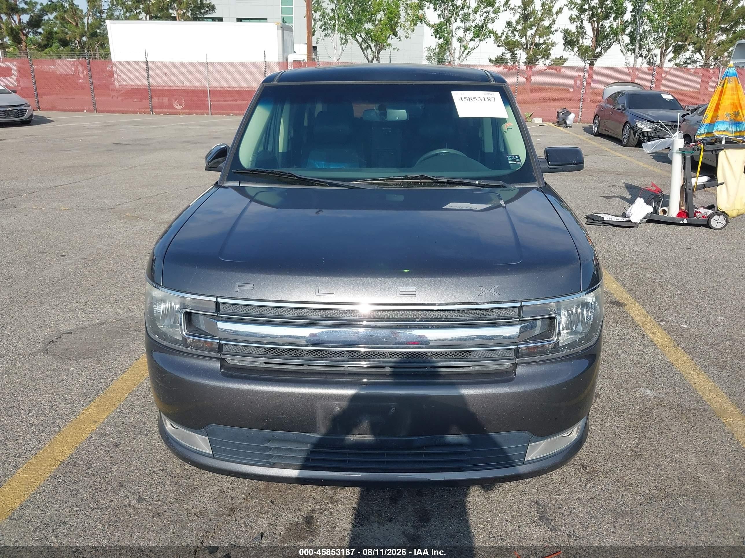 2015 Ford Flex Sel Gray vin: 2FMGK5C8XFBA14806
