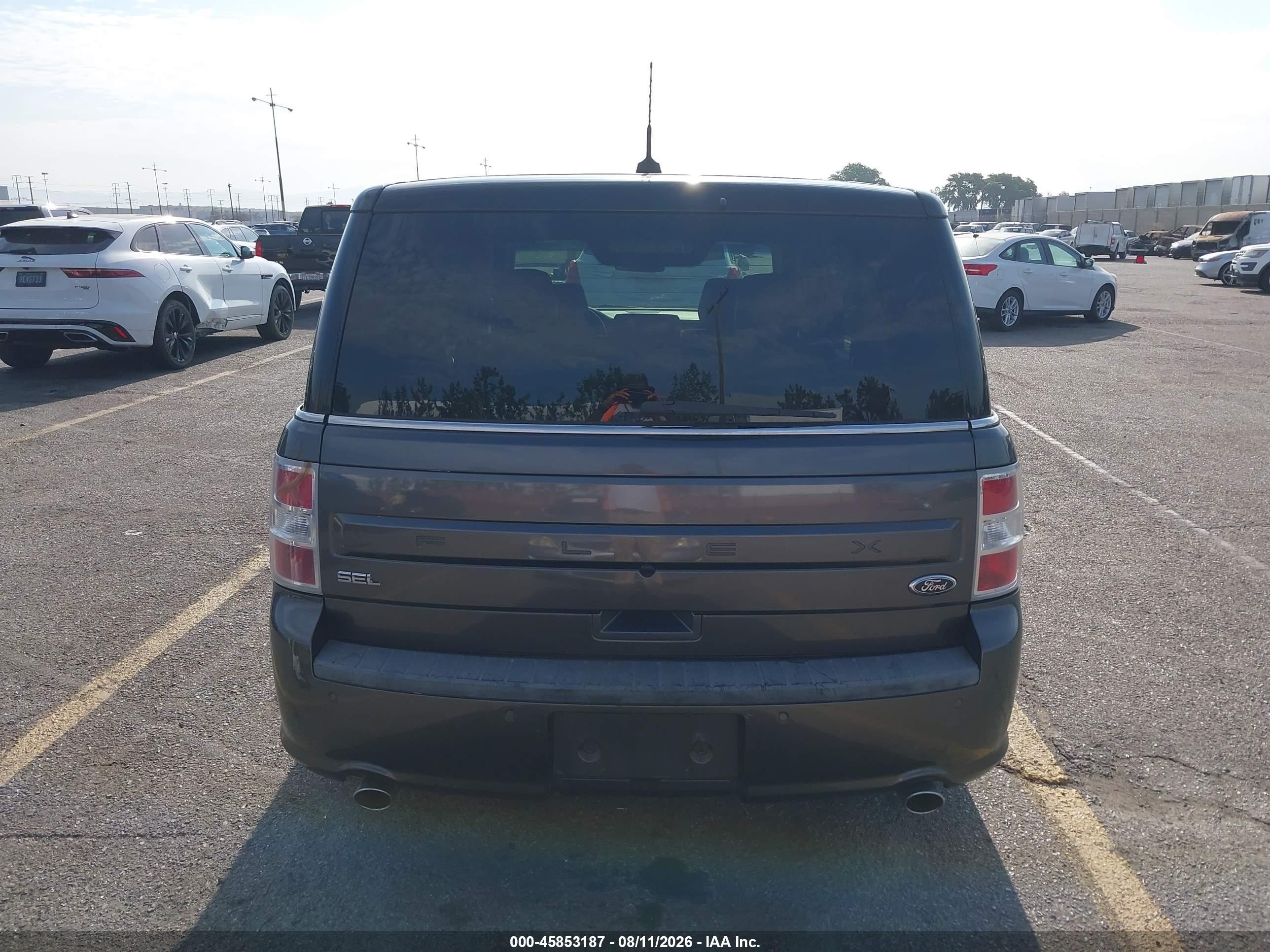 2015 Ford Flex Sel Gray vin: 2FMGK5C8XFBA14806