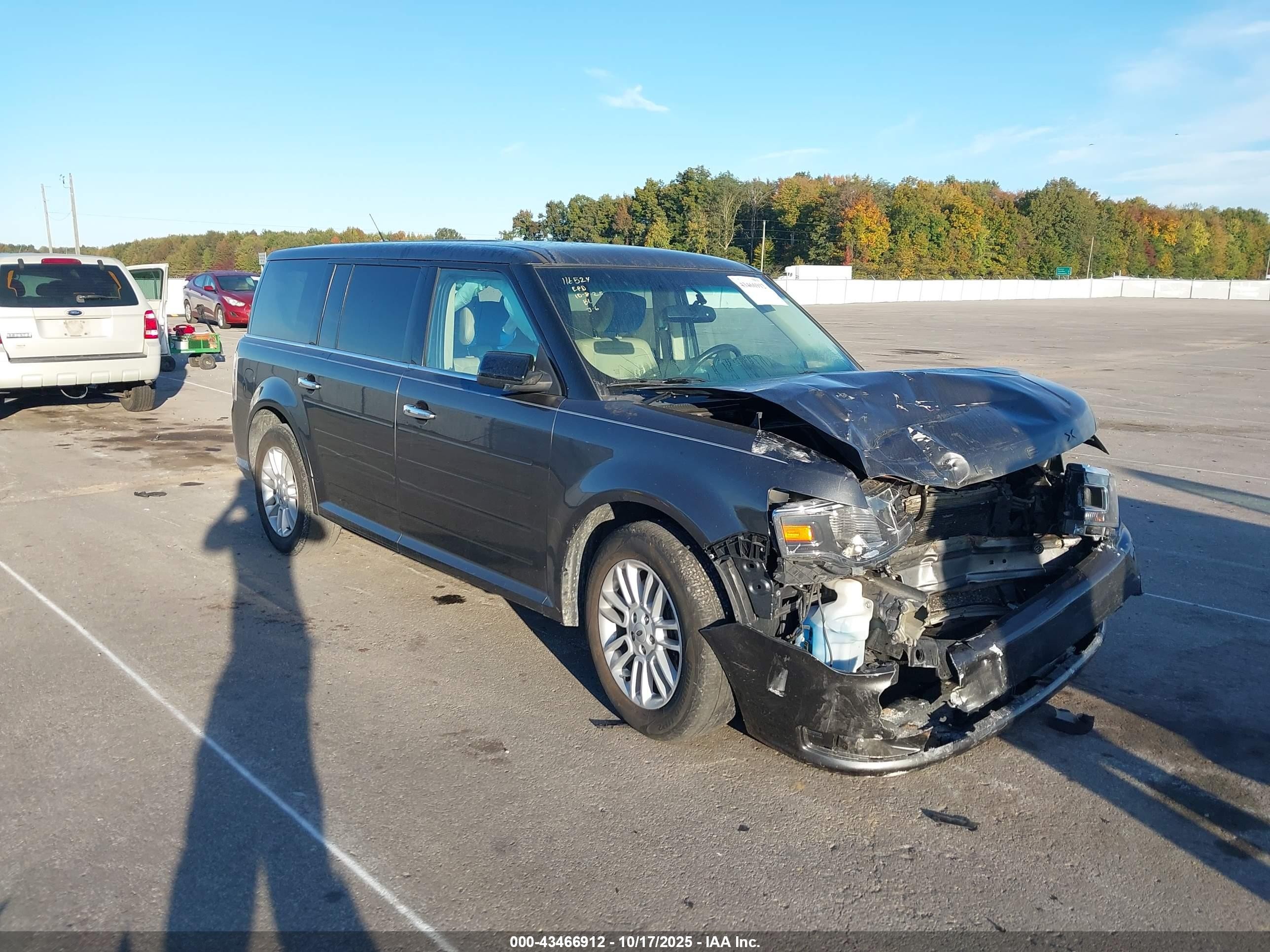 2018 Ford Flex Sel Серый vin: 2FMGK5C8XJBA09646