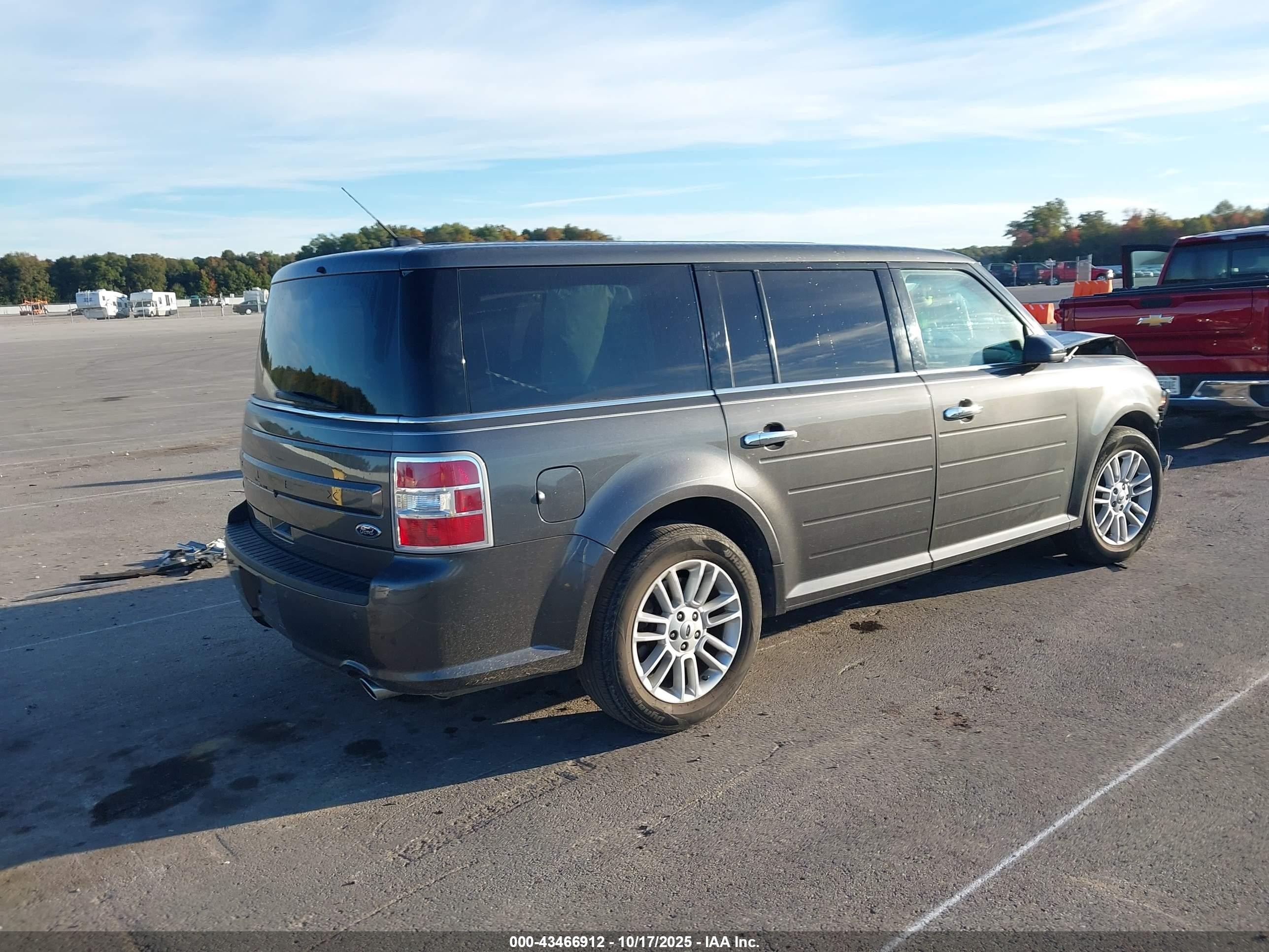 2018 Ford Flex Sel Серый vin: 2FMGK5C8XJBA09646