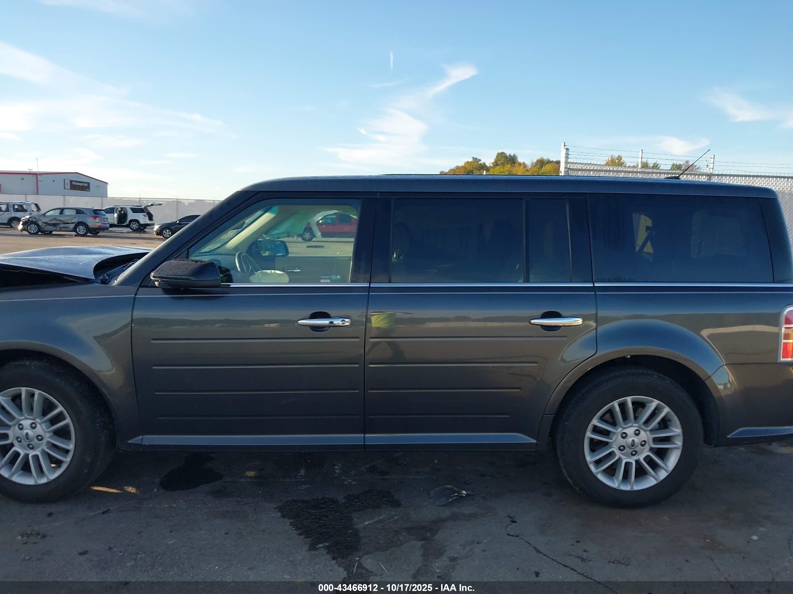 2018 Ford Flex Sel Серый vin: 2FMGK5C8XJBA09646