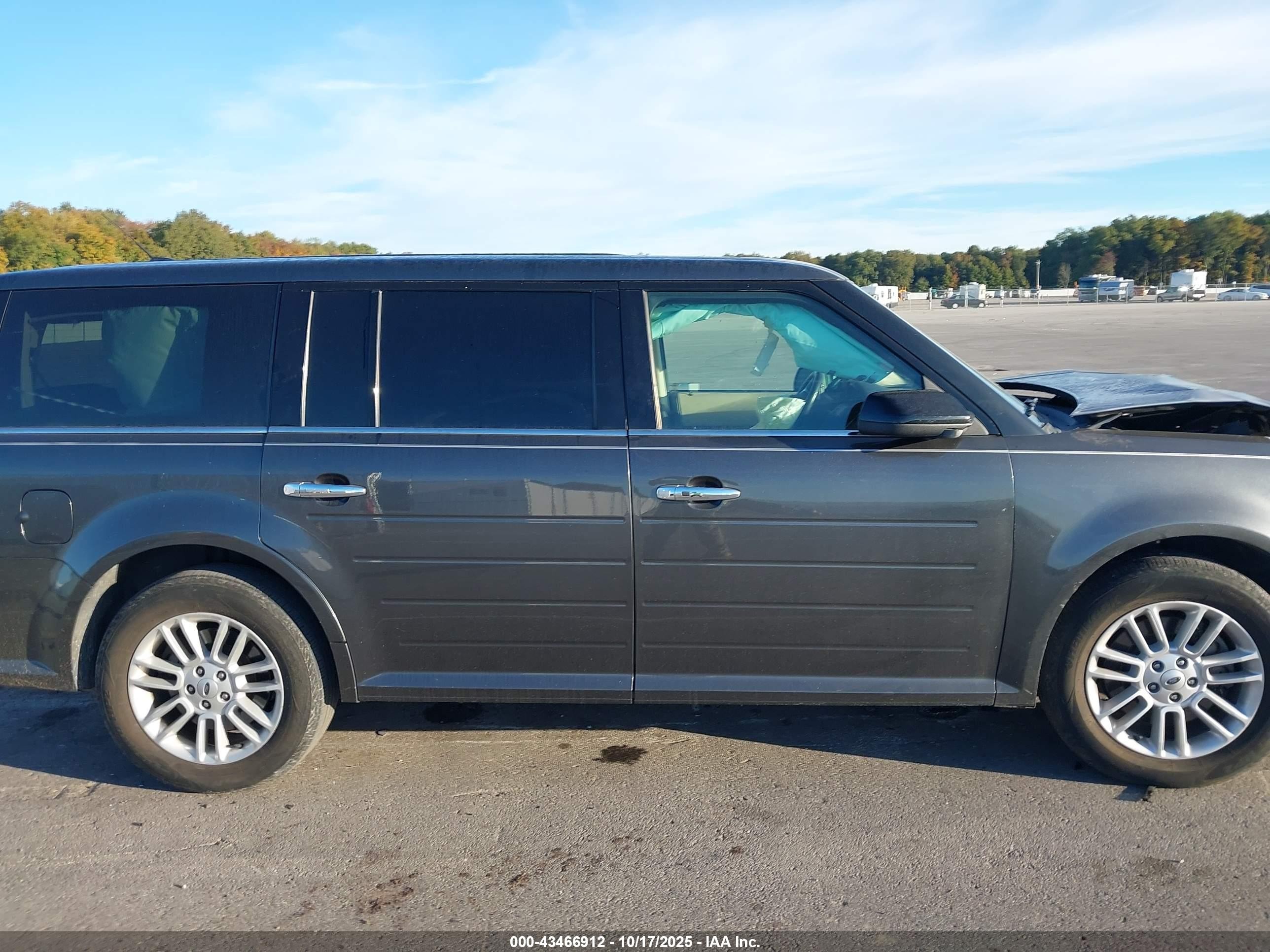 2018 Ford Flex Sel Серый vin: 2FMGK5C8XJBA09646