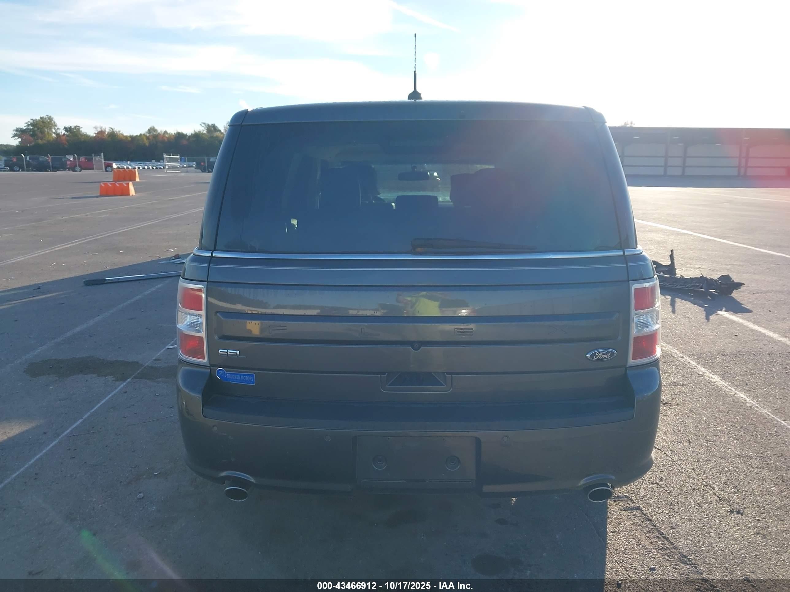 2018 Ford Flex Sel Серый vin: 2FMGK5C8XJBA09646
