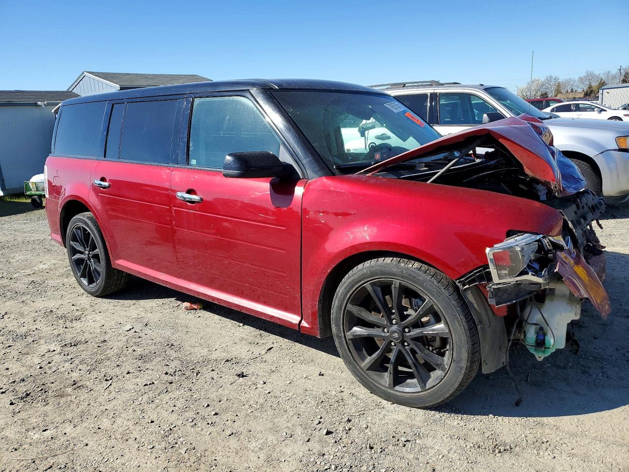 2019 Ford Flex Sel Red vin: 2FMGK5C8XKBA17103