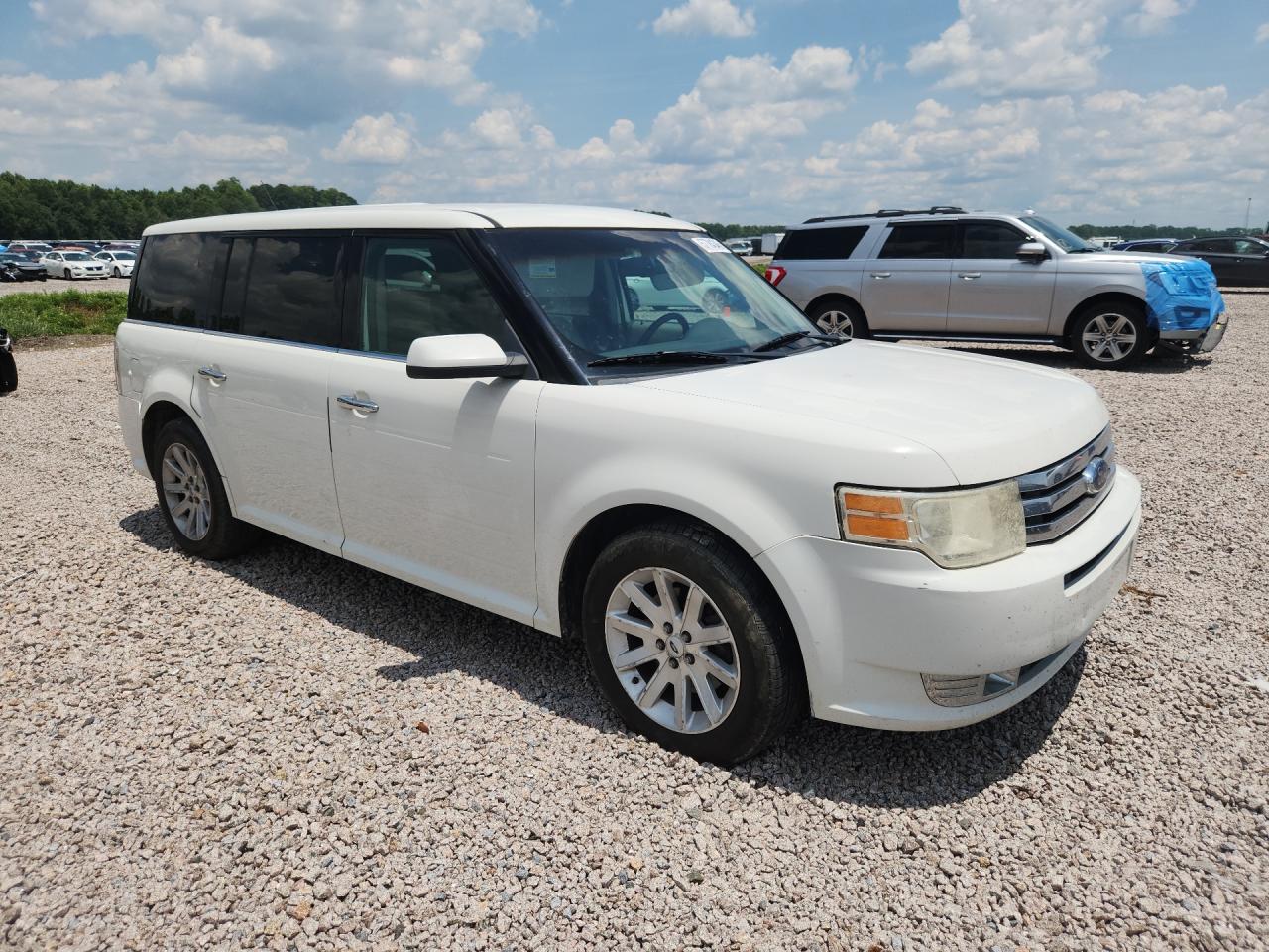 2010 Ford Flex Sel White vin: 2FMGK5CC0ABB29900
